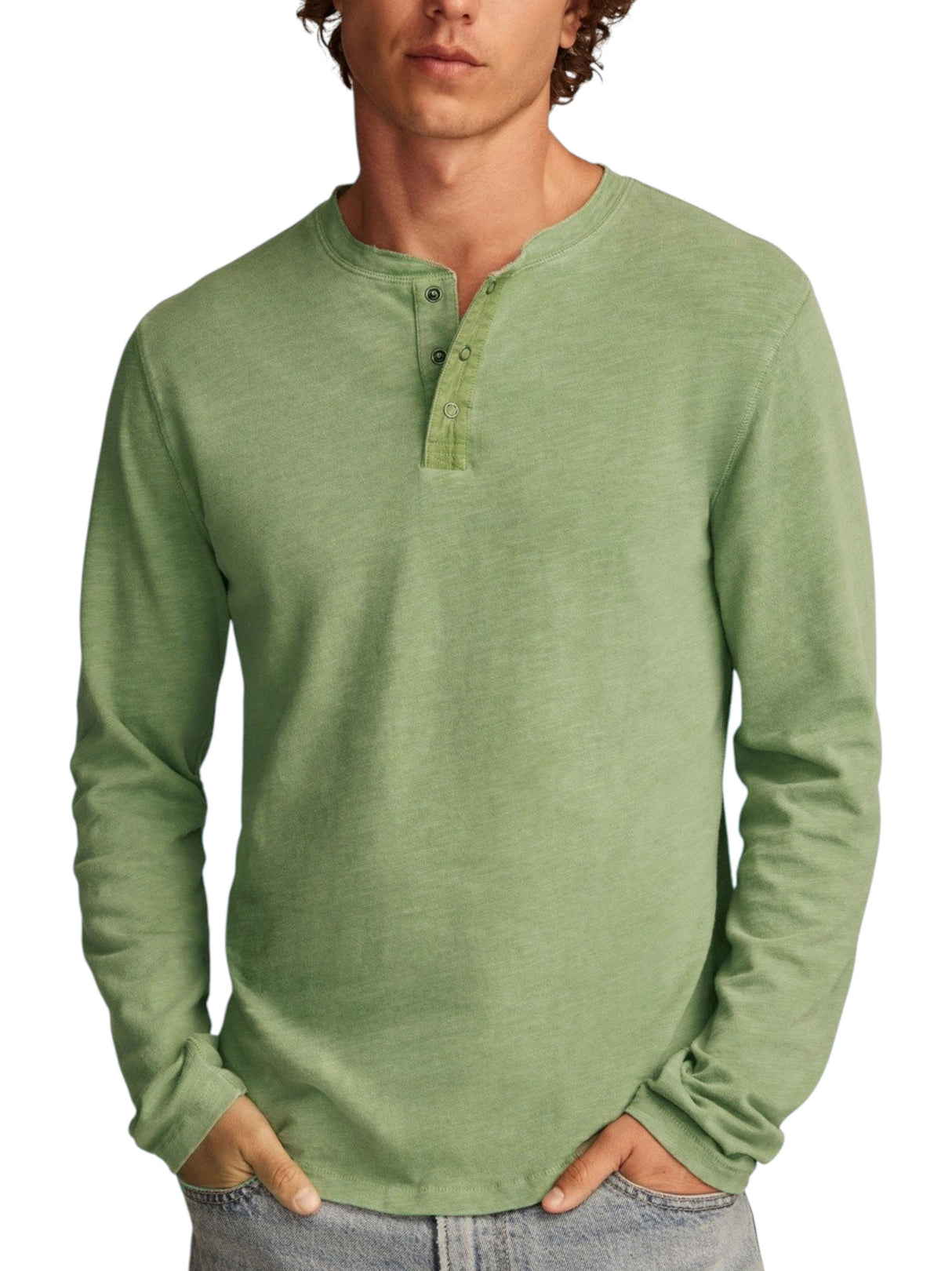 Image for Men's Plain Solid Top,Olive