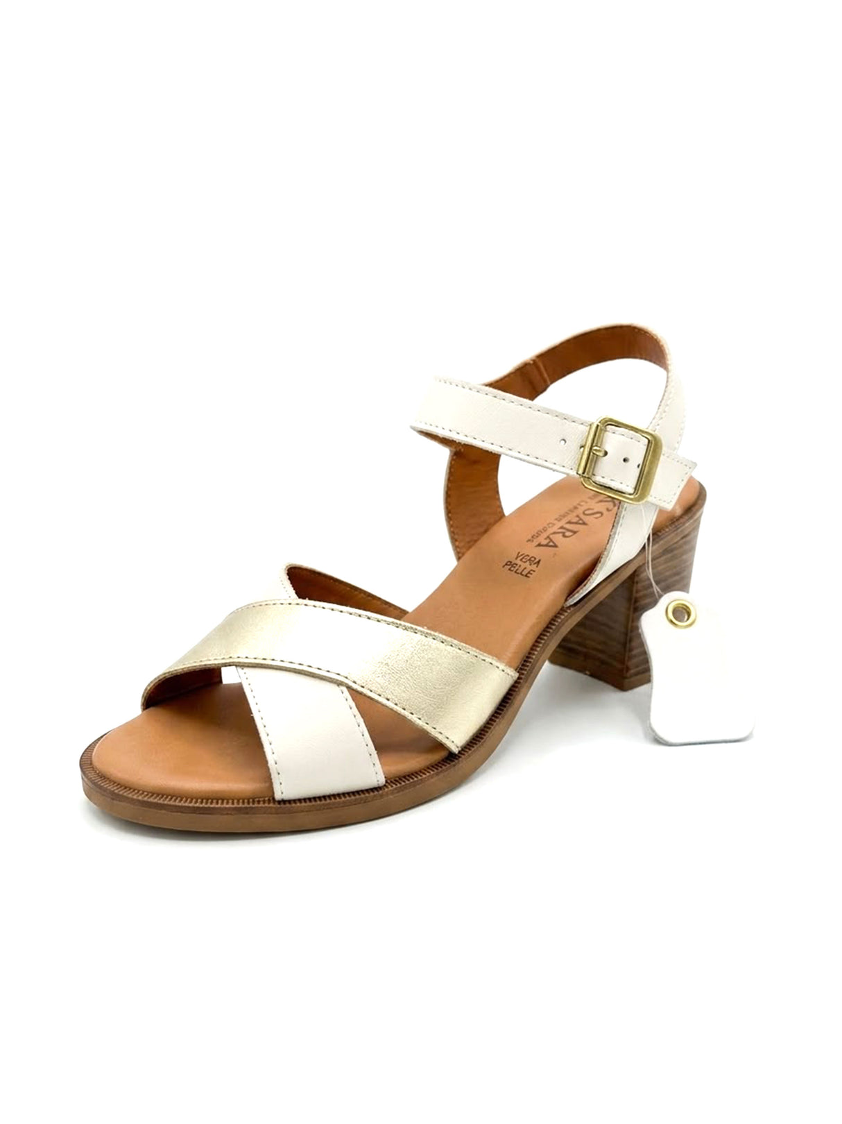 Image for Women's Colorblocked Sandals,White