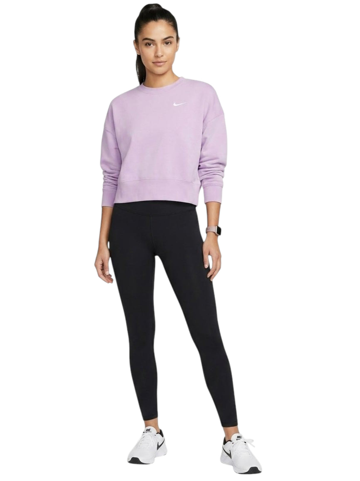 Image for Women's Brand Logo Printed Sweaters,Purple