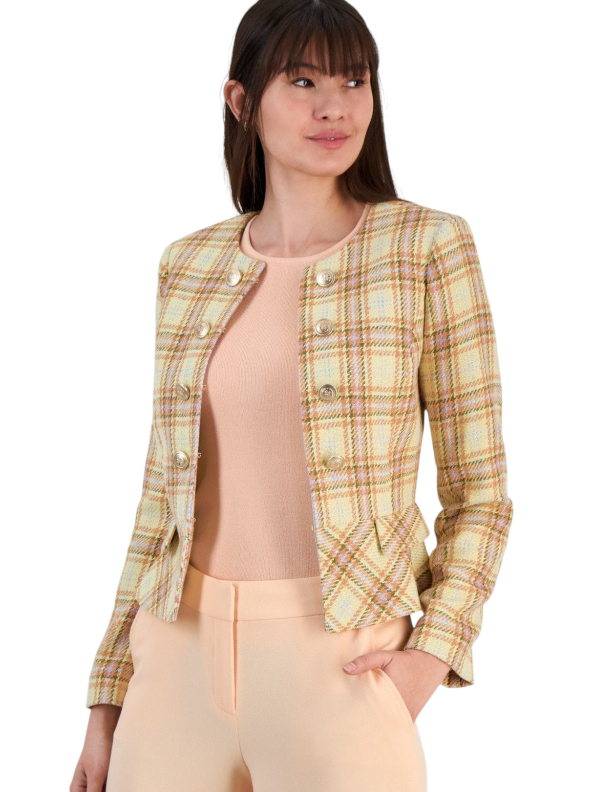 Image for Women's Plaid BLAZERS,Multi
