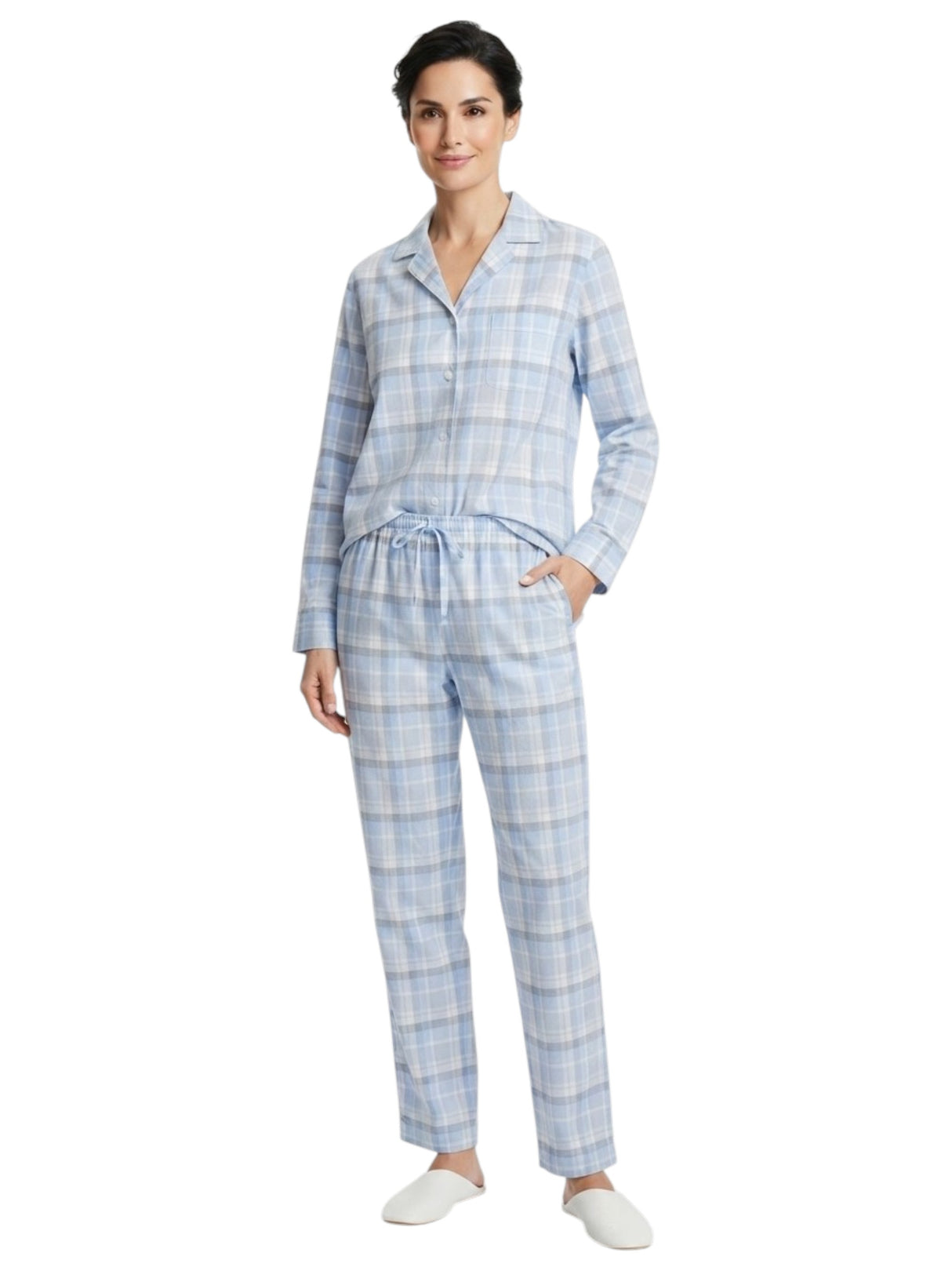 Image for Women's Plaid Sleepwear Pant,Blue