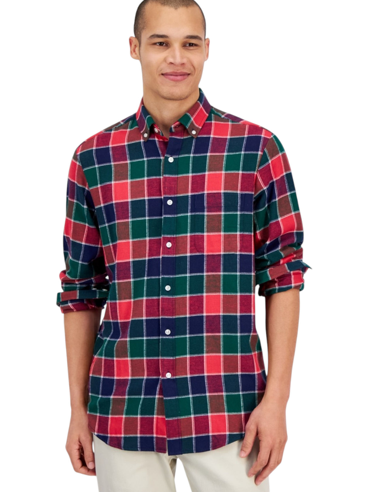 Image for Men's Printed Dress Shirt,Multi