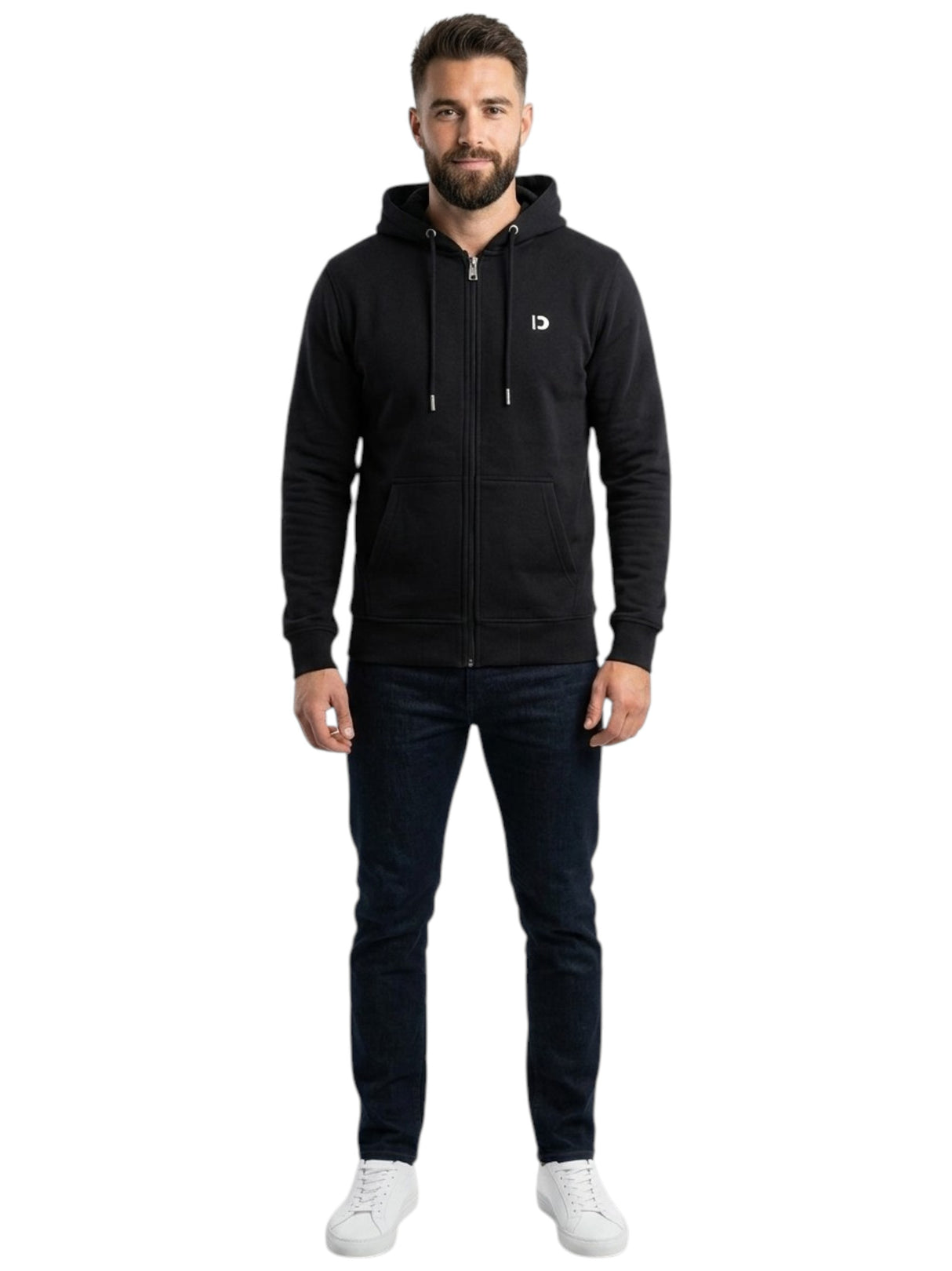 Image for Men's Plain Hoodies,Black