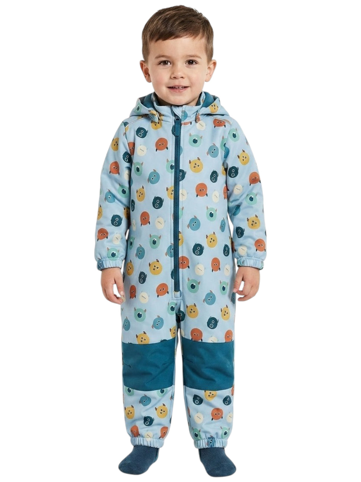 Image for Kids Boy's Printed Jumpsuit,Blue