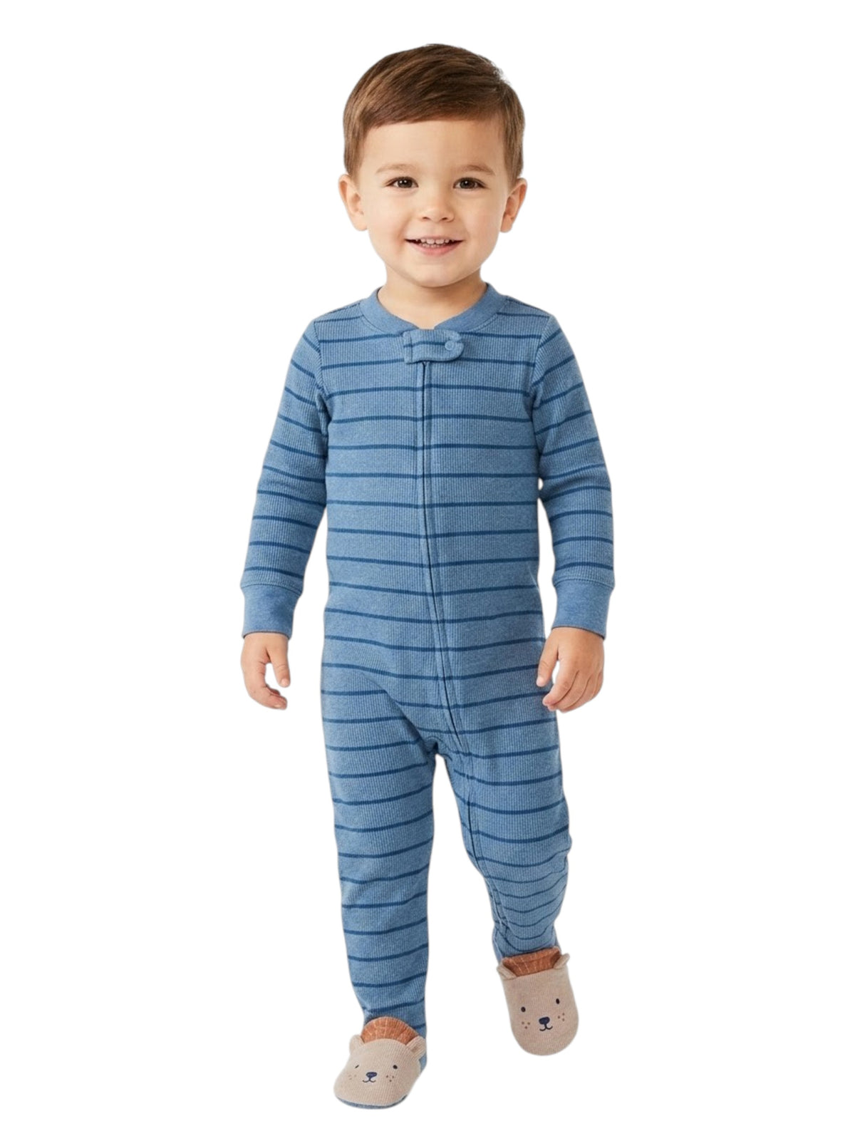 Image for Kids Boy's Striped Jumpsuit,Navy