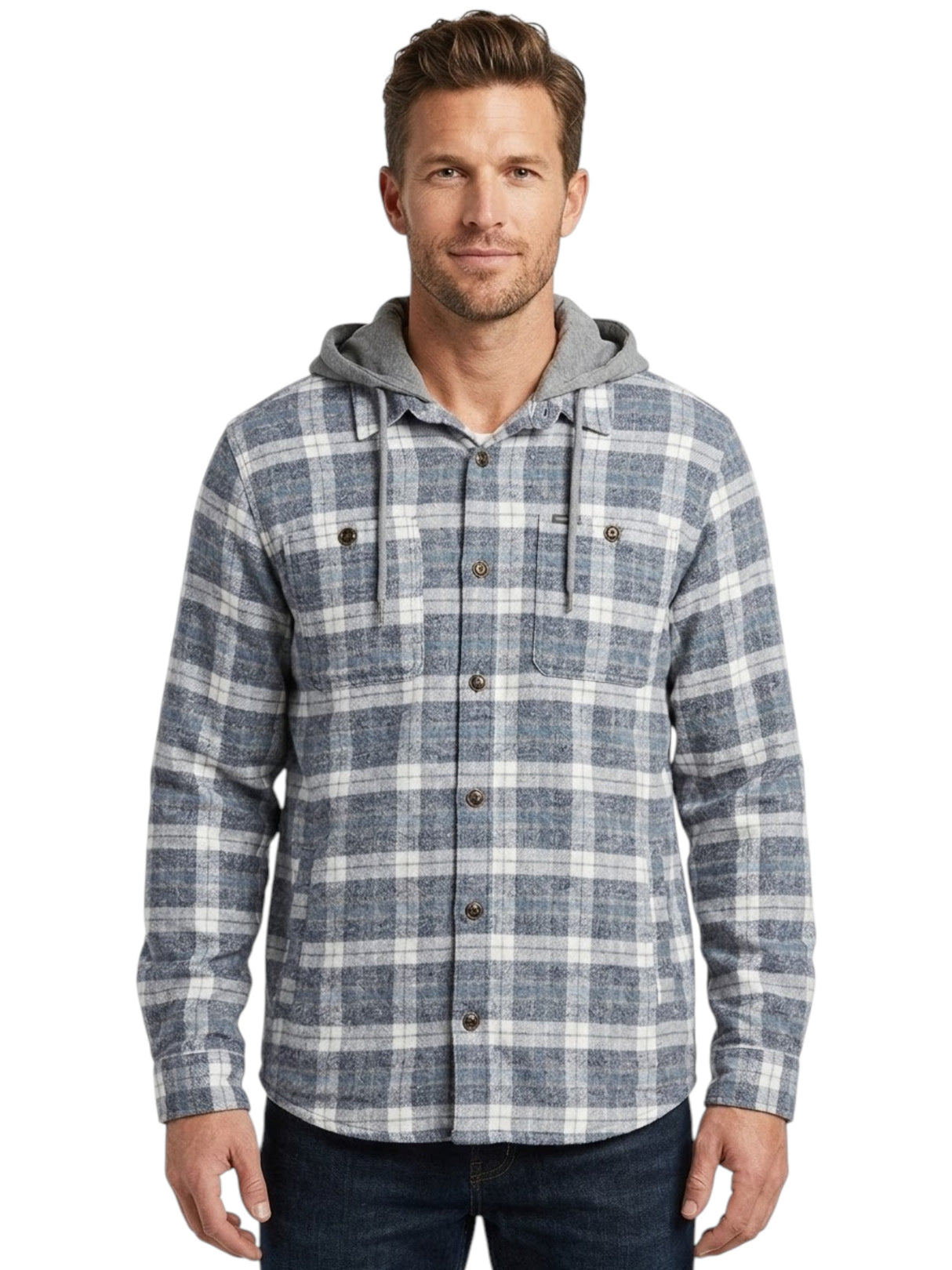 Image for Men's Plaid Dress Shirt,Multi