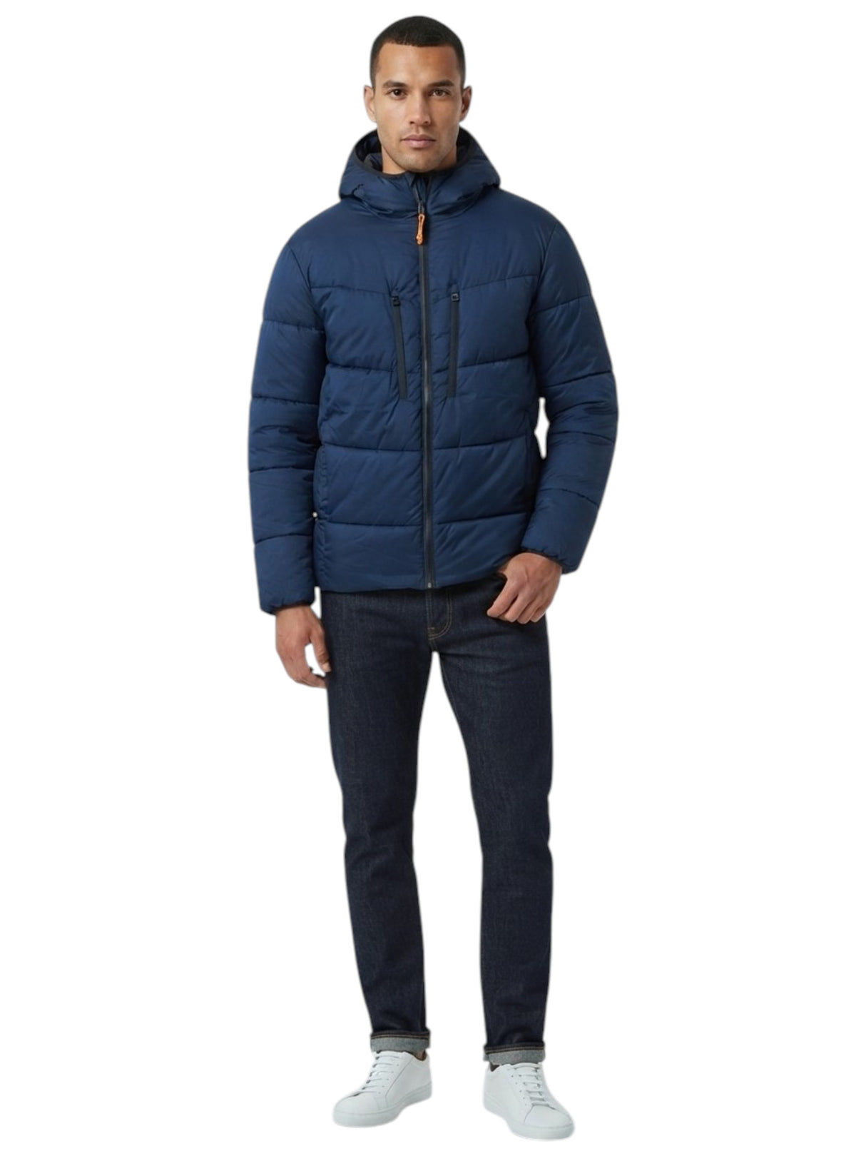 Image for Men's Quilted Jacket,Navy