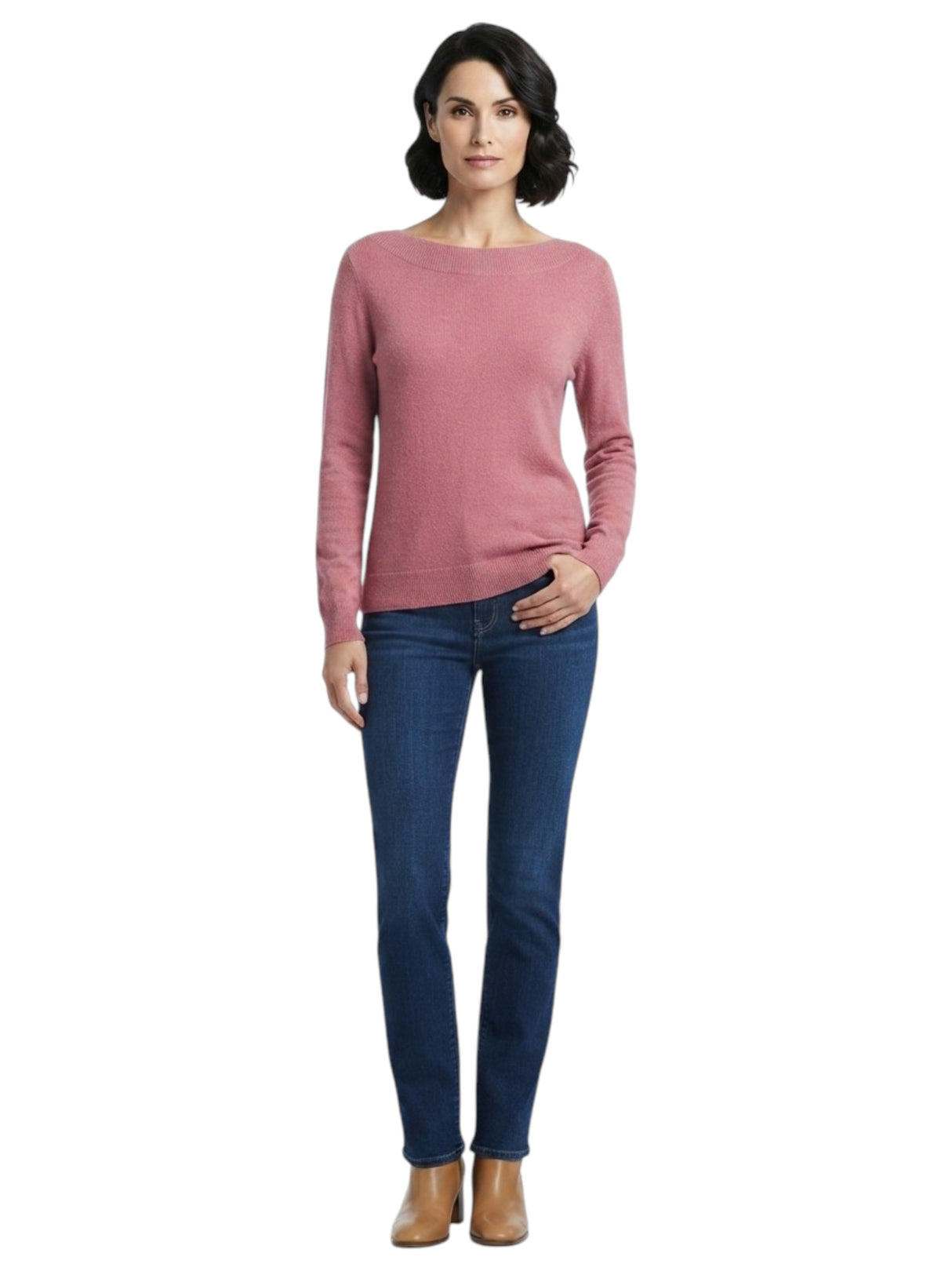 Image for Women's Plain Solid Top,Berry Pink