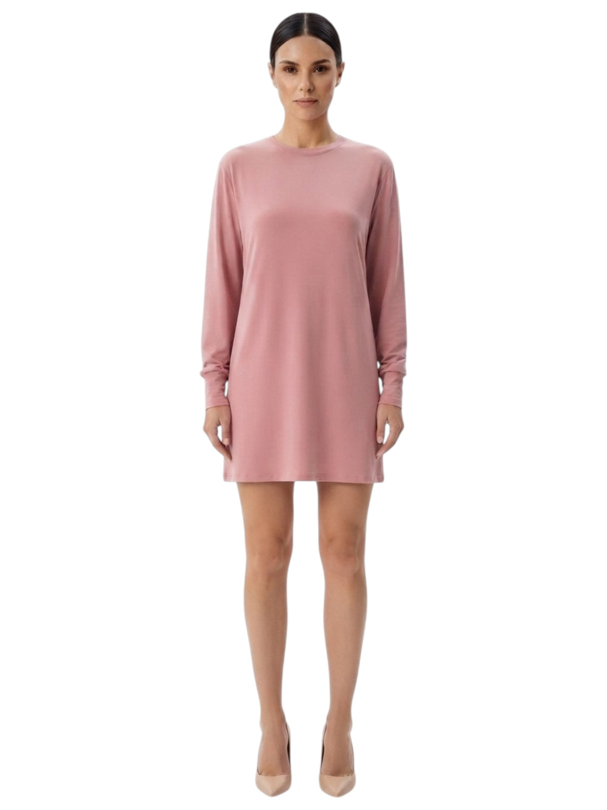 Image for Women's Plai Dress,Pink