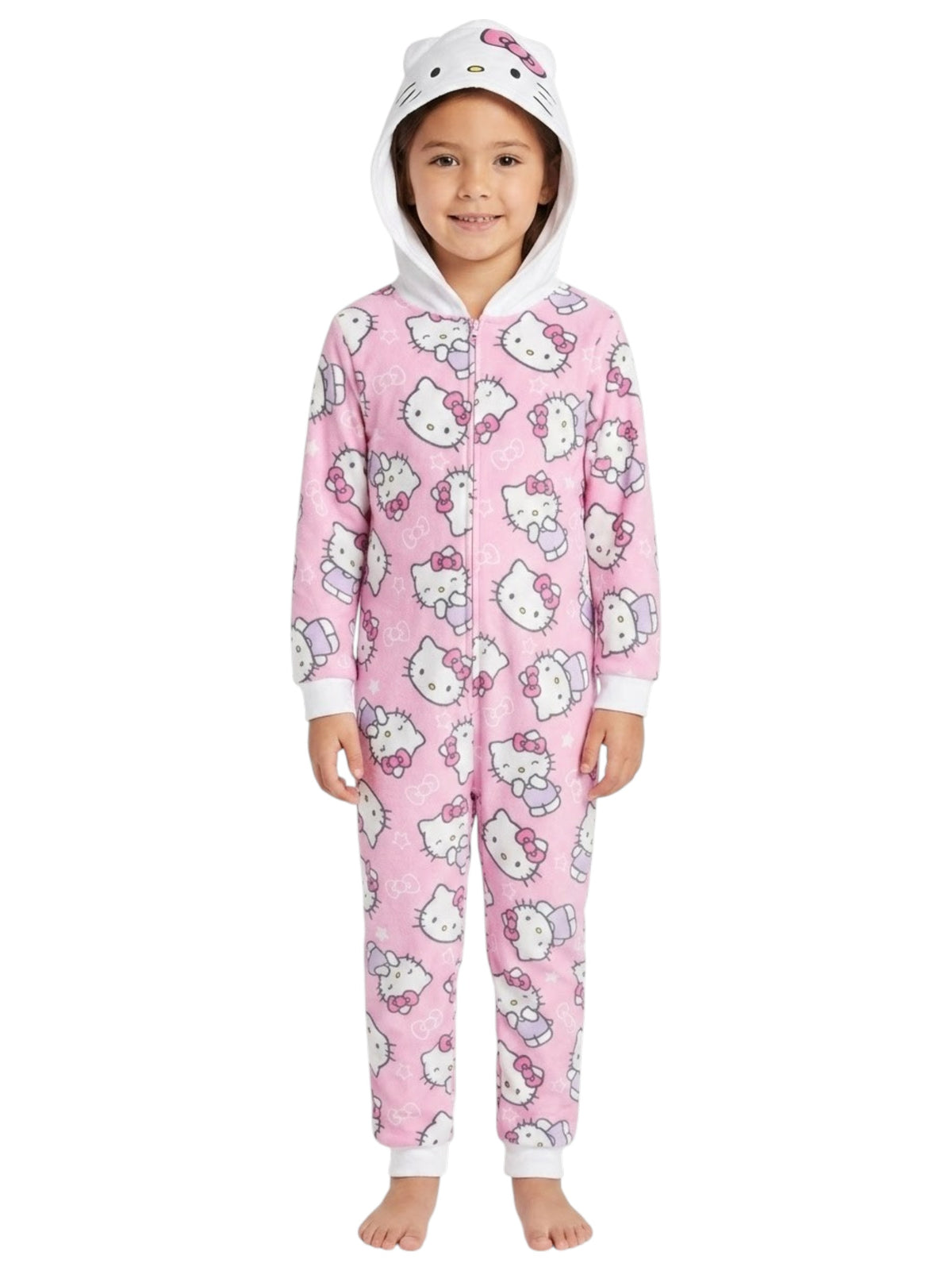Image for Kids Girl's Printed Jumosuit,Pink