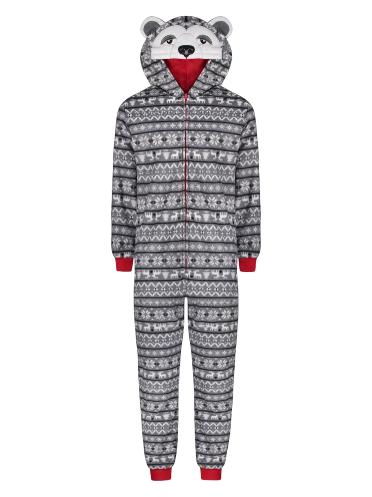 Image for Kids Boy's Printed Jumpsuit,Grey