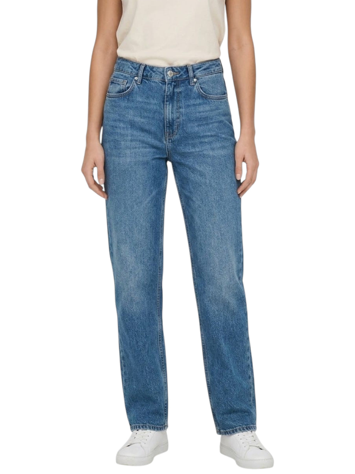 Image for Women's Plain Solid Jeans,Blue