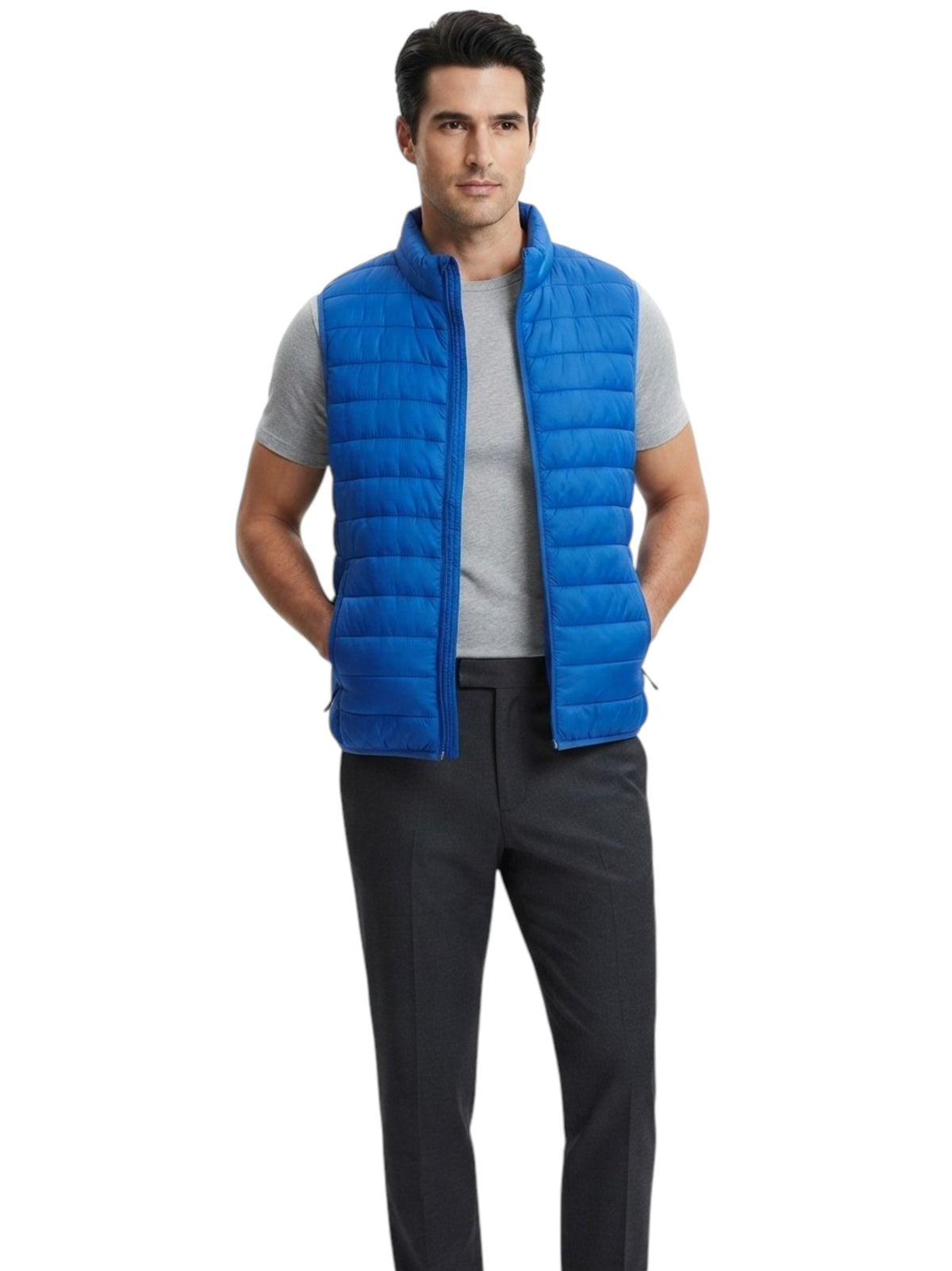 Image for Men's Puffer Vest,Blue
