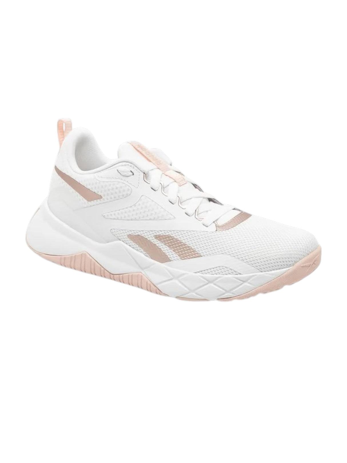 Image for Women's Logo Patched Shoes,White/Pink