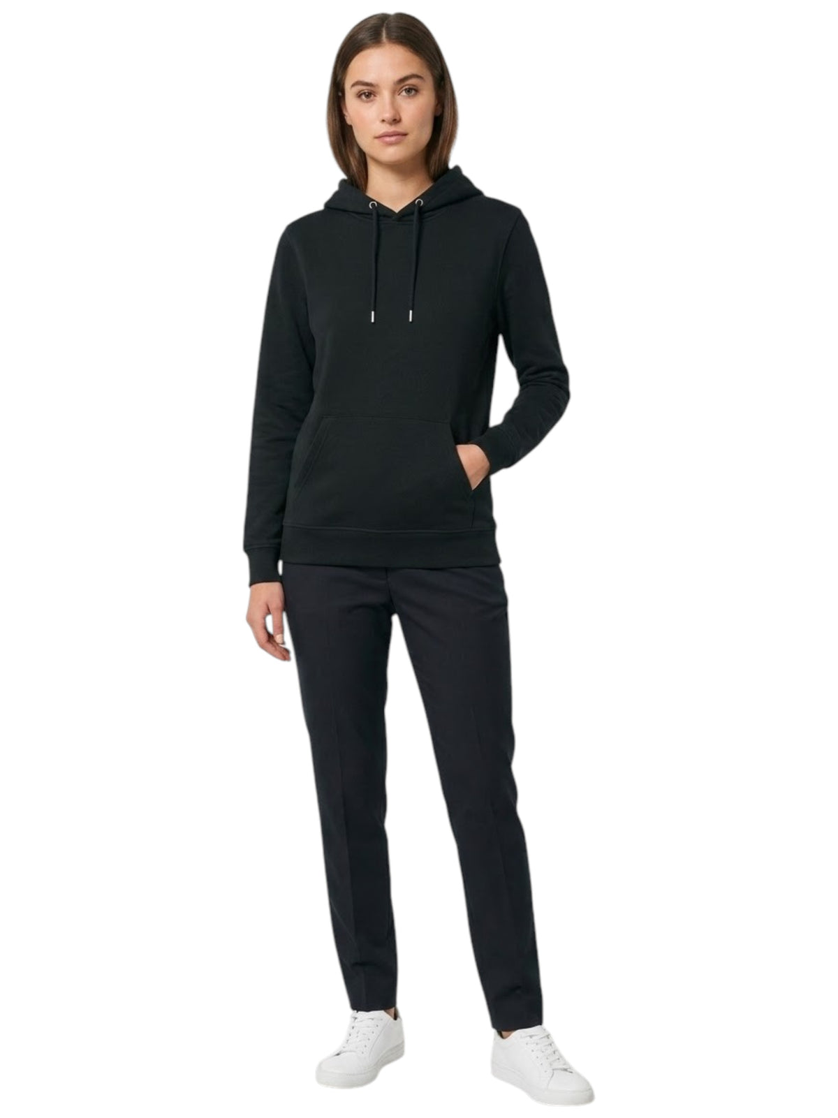 Image for Women's Plain Hoodies,Black
