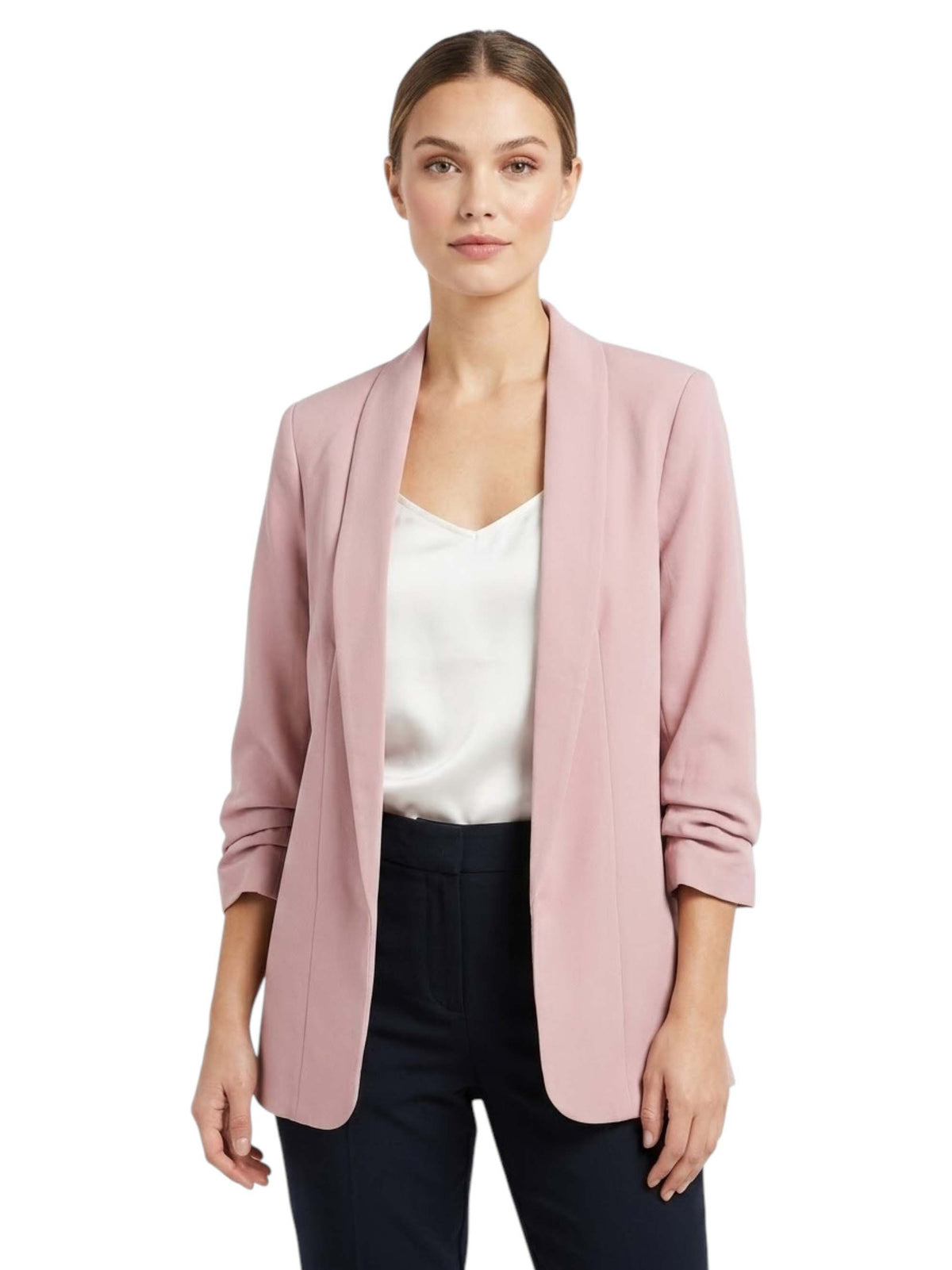 Image for Women's Plain Blazer,Pink