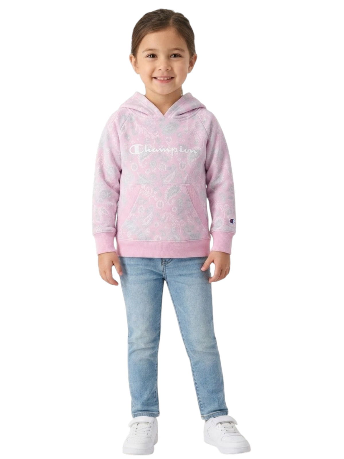 Image for Kids Girl's Printed Hoodies,Pink