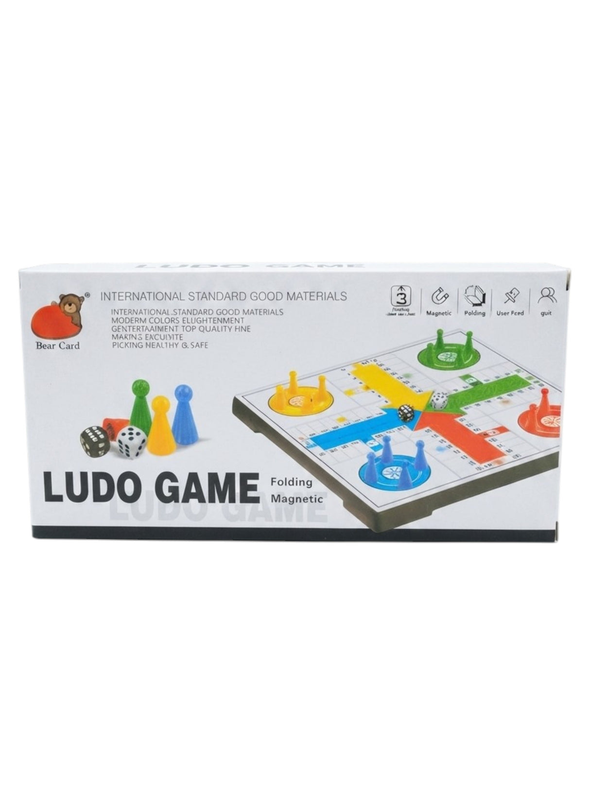 Image for Folding Magnetic Ludo Board Game Set