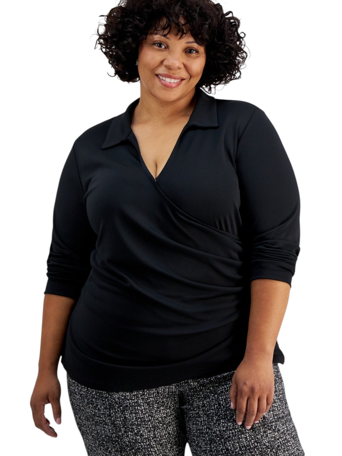 Image for Women's Plain Top,Black