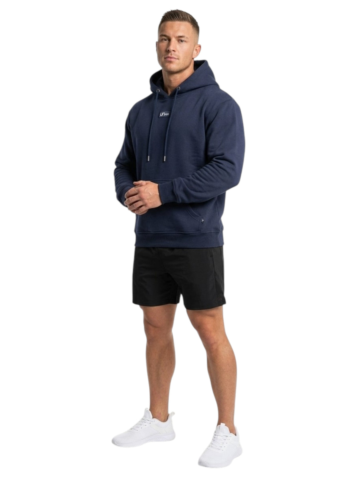 Image for Men's Plain Solid Hoodies,Navy Blue