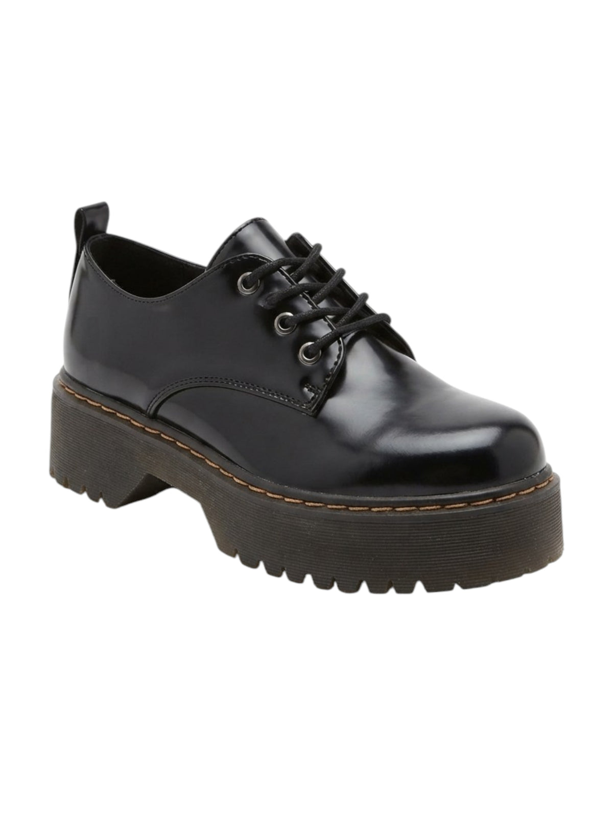 Image for Women's Plain Glossy Shoes,Black