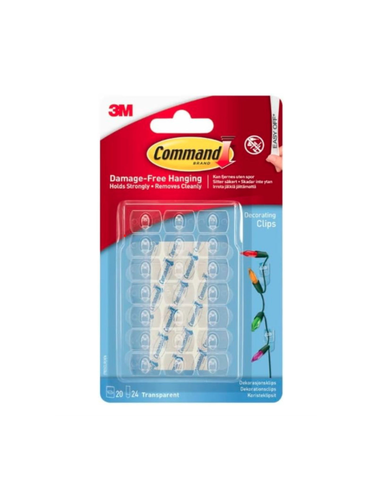 Image for Clear Decorating Clips