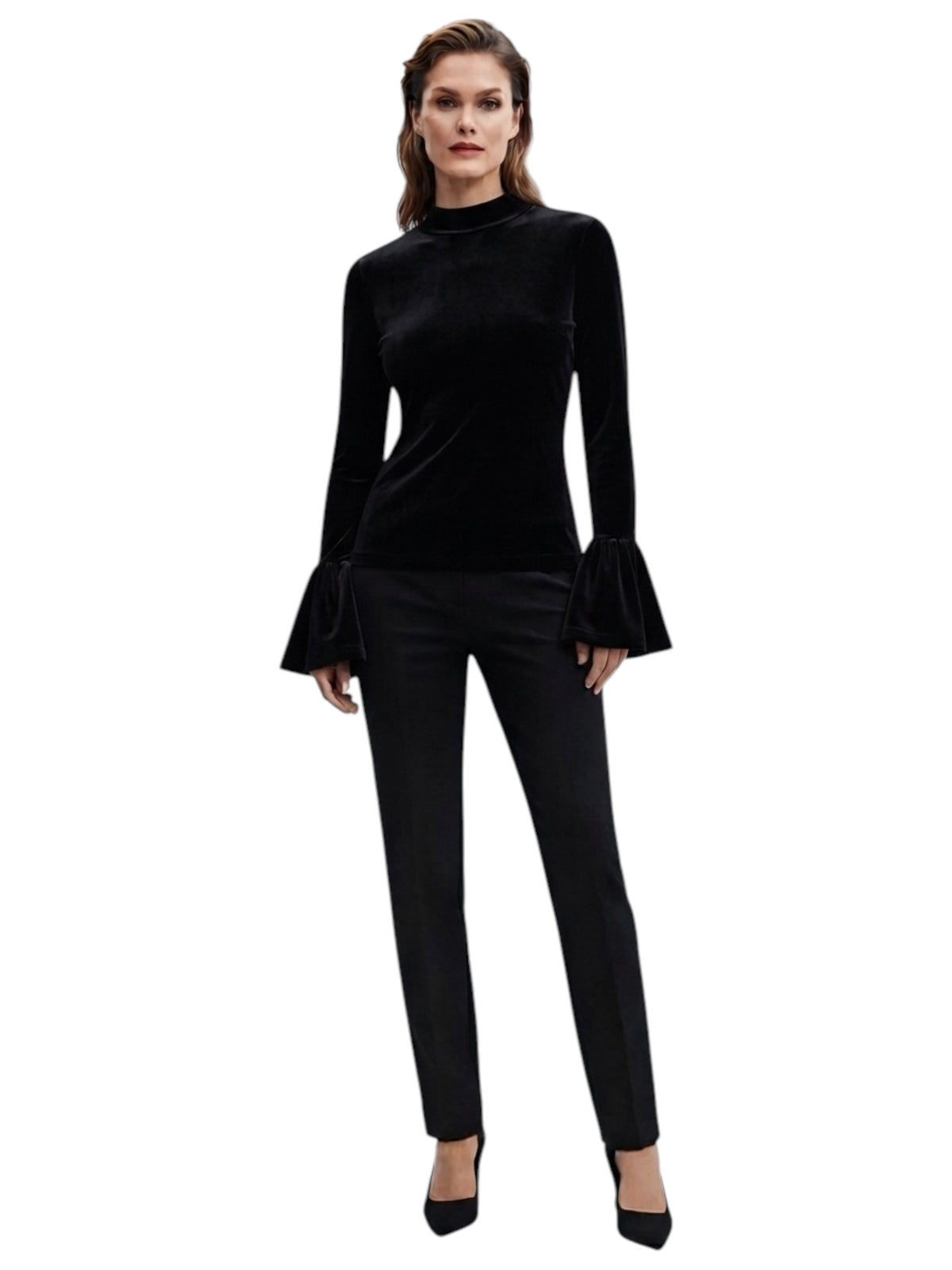 Image for Women's Ribbed Top,Black