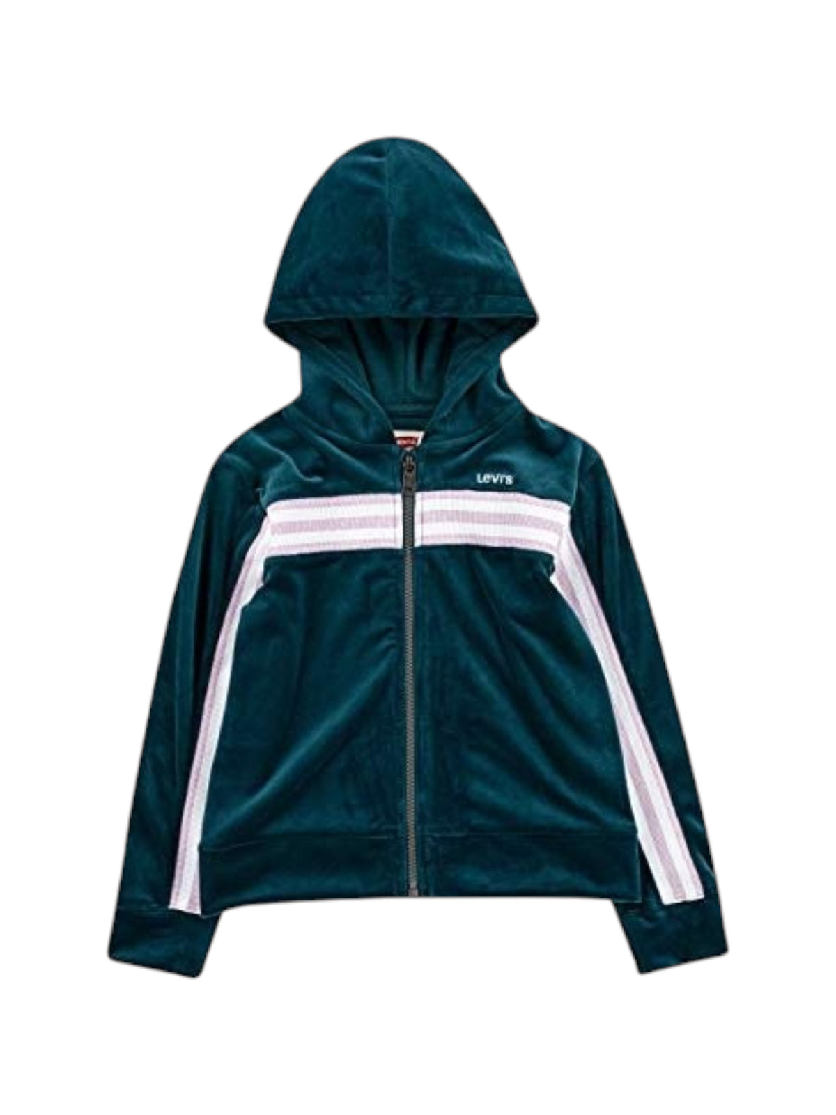 Image for Kids Girl's Textured Hoodies,Dark Turquoise