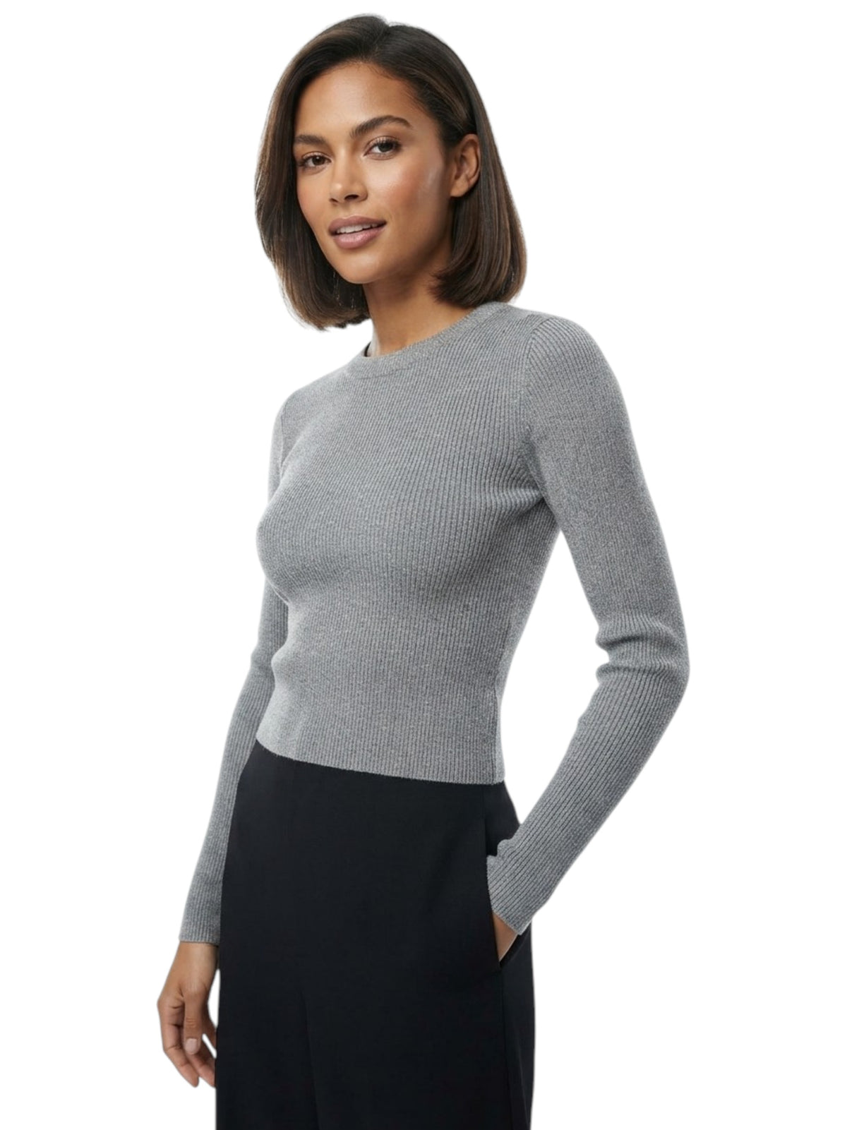 Image for Women's Textured Top,Grey