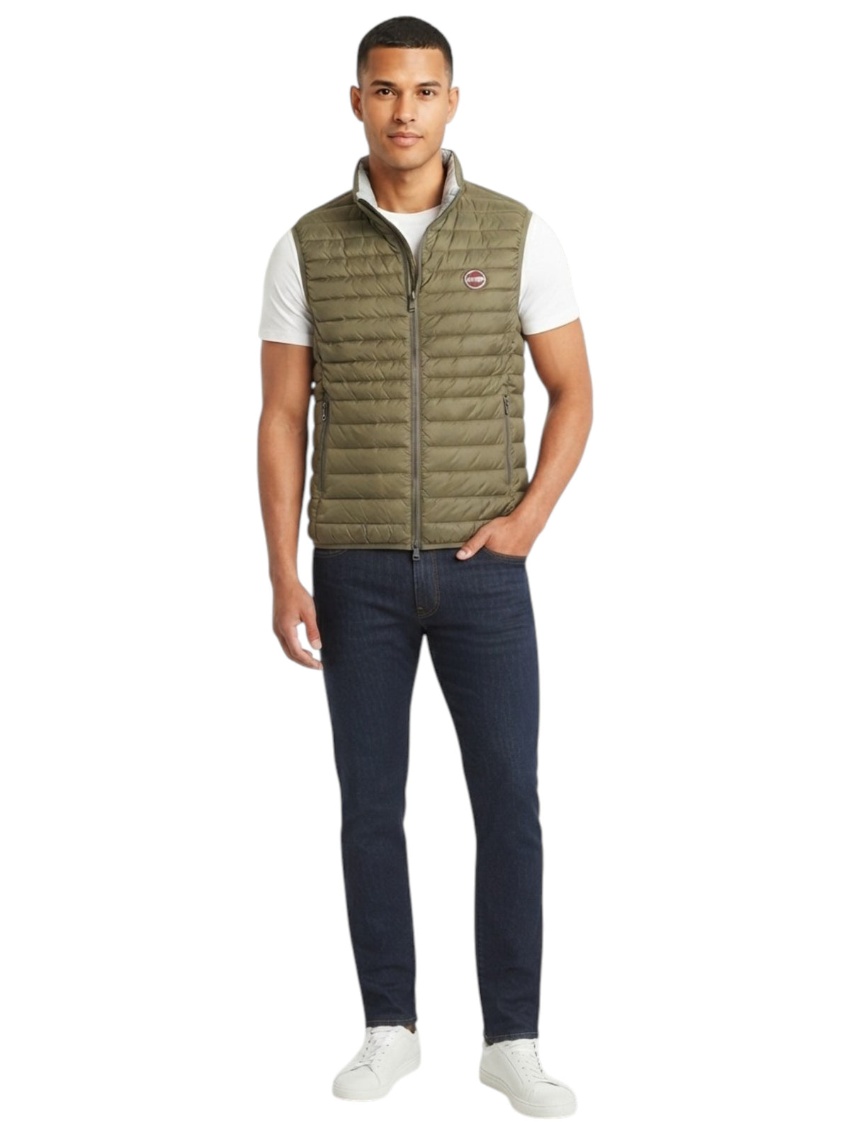 Image for Men's Ribbed Vest,Olive