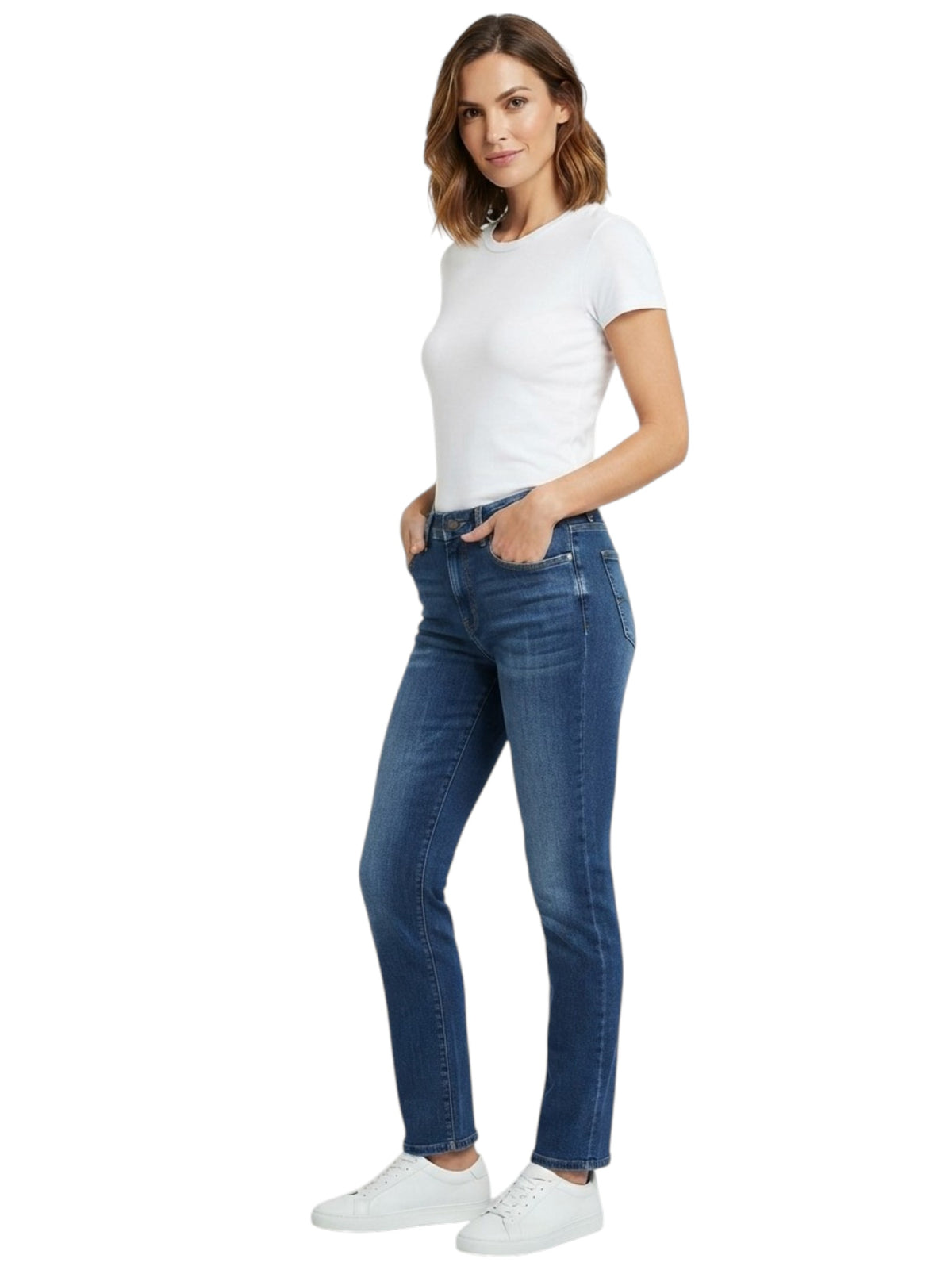 Image for Women's Plain Jeans,Blue