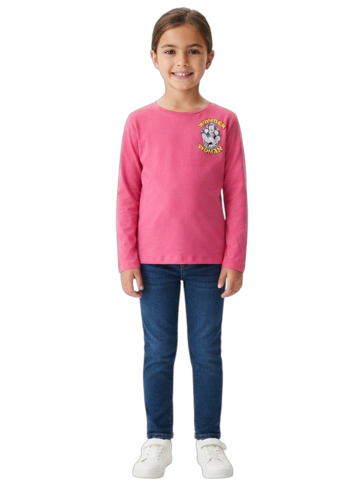 Image for Kids Girls Printed Top,Pink