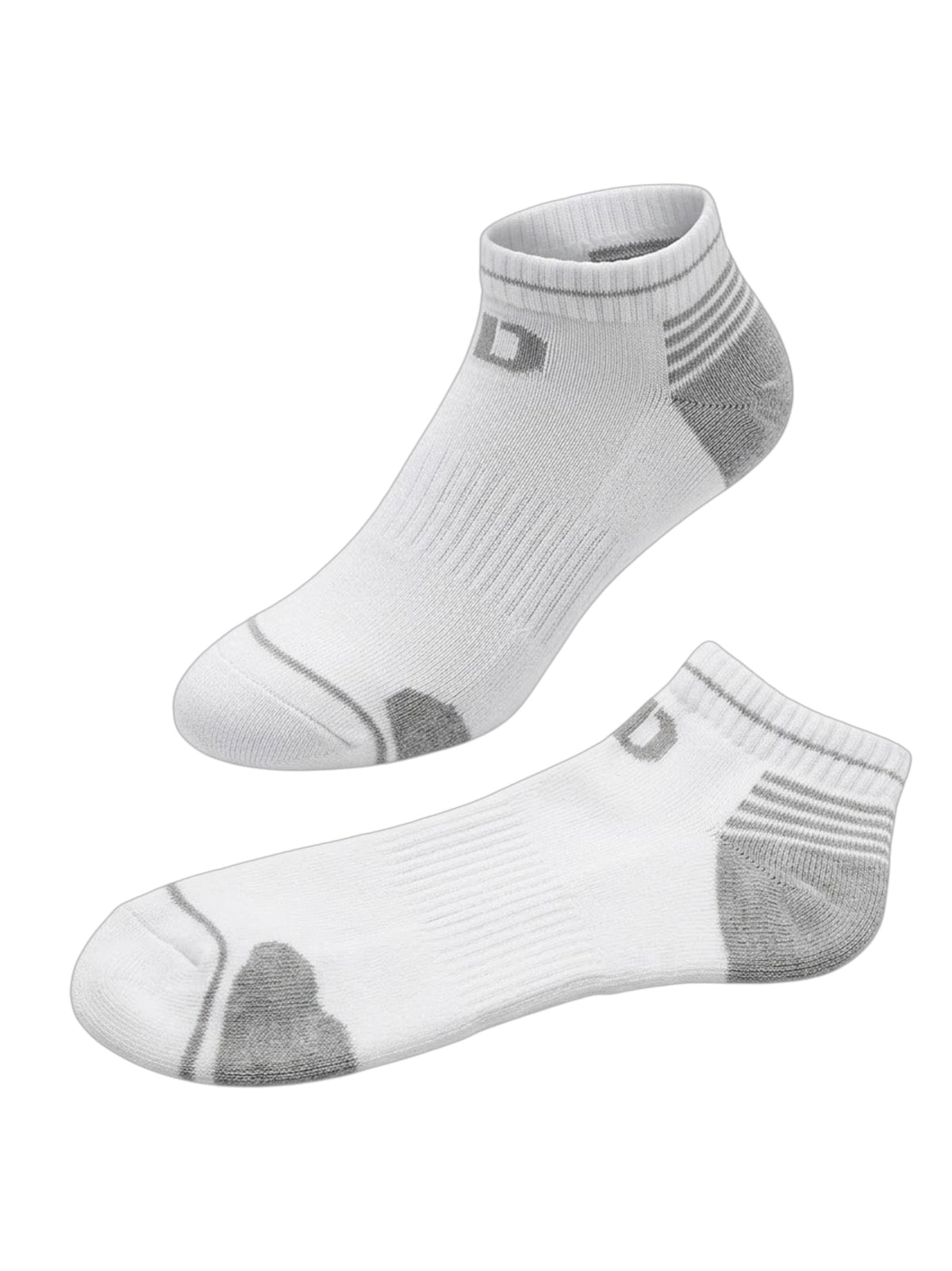 Image for Wilson Men's 3 Pairs Printed Ankle Socks,White