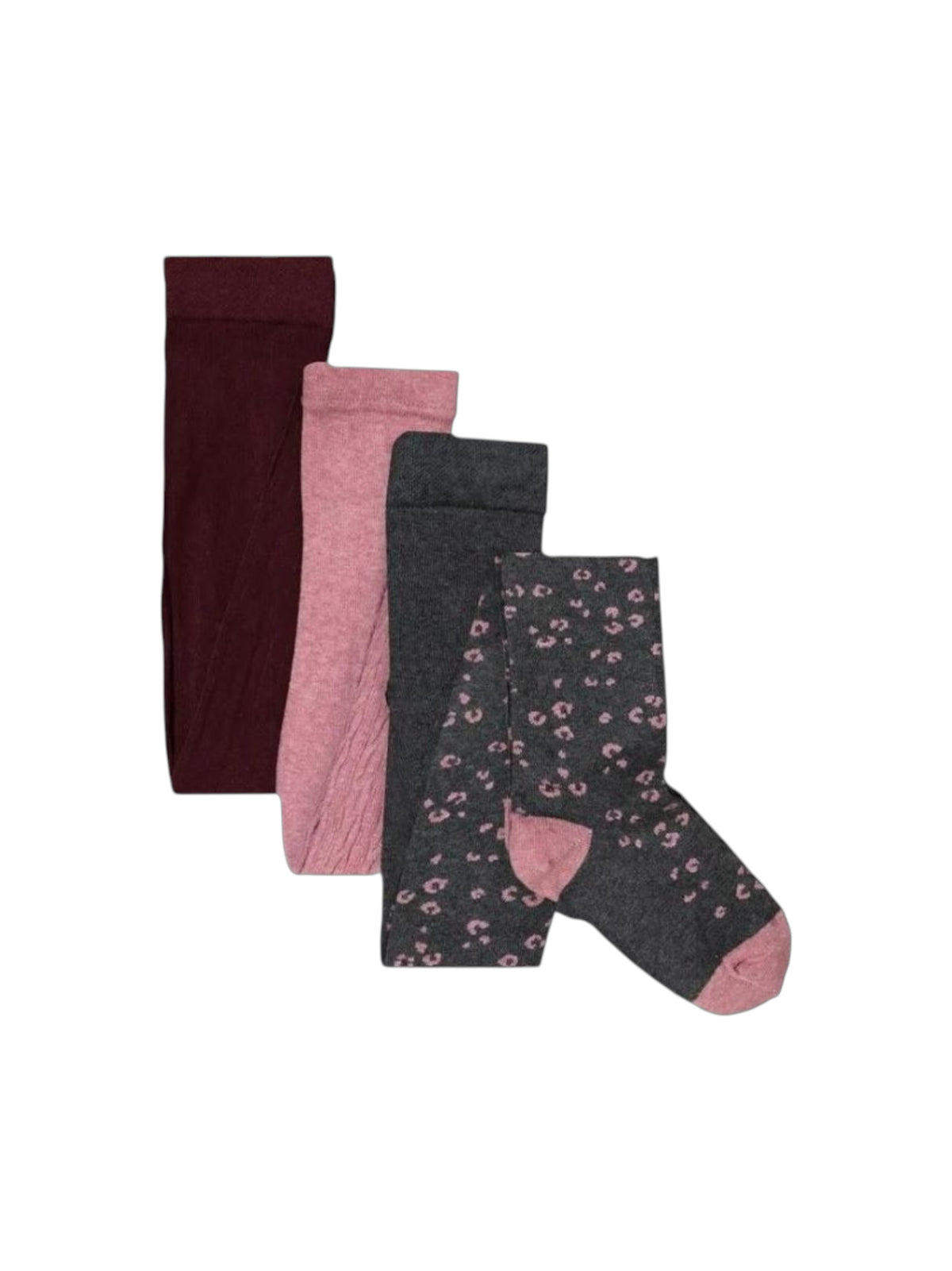 Image for TU Kids Girl's Set 3 Pcs Textured Tights,Multi