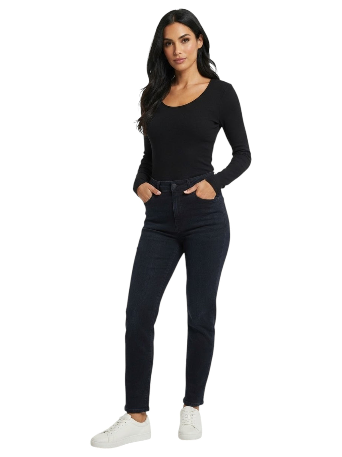 Image for Women's Plain Top,Black
