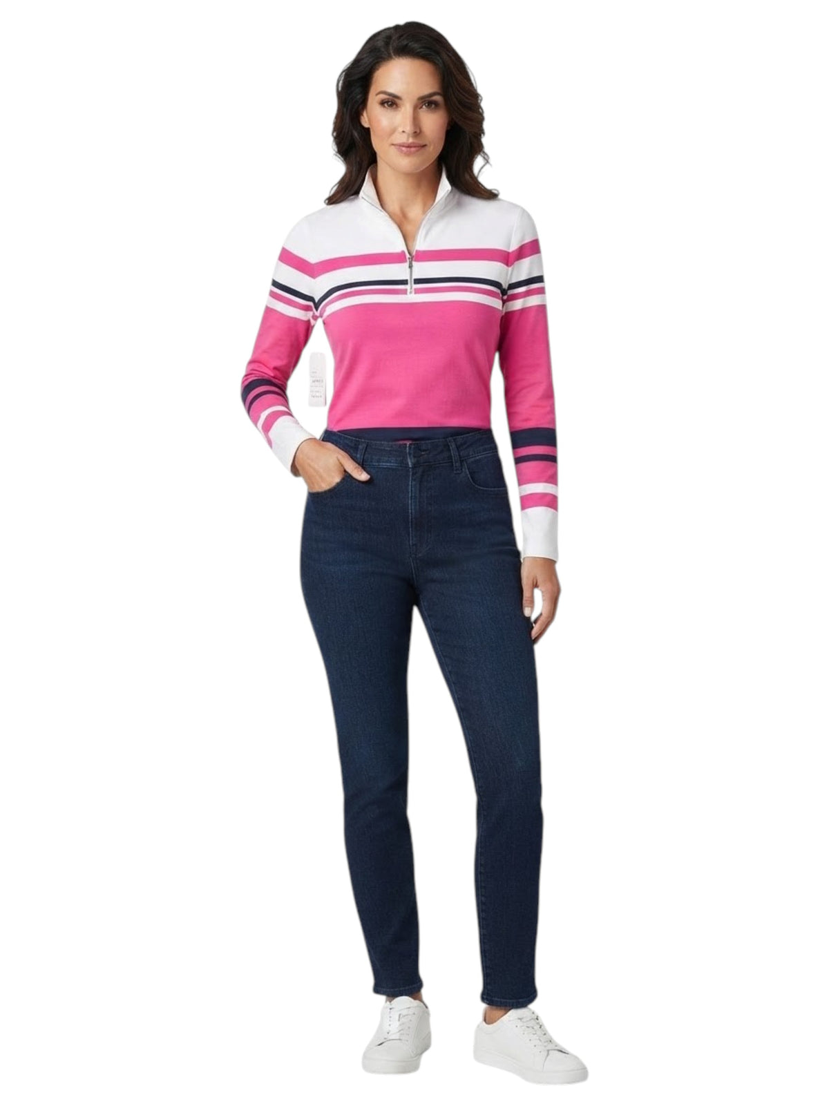 Image for Women's Striped Top,Multi