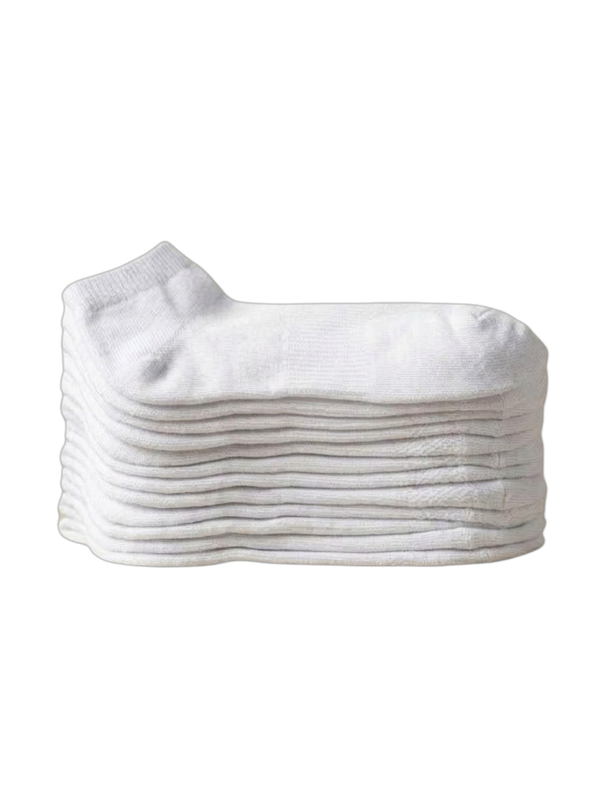 Image for CSG Kids Girl's 6 Pairs Plain Socks,White