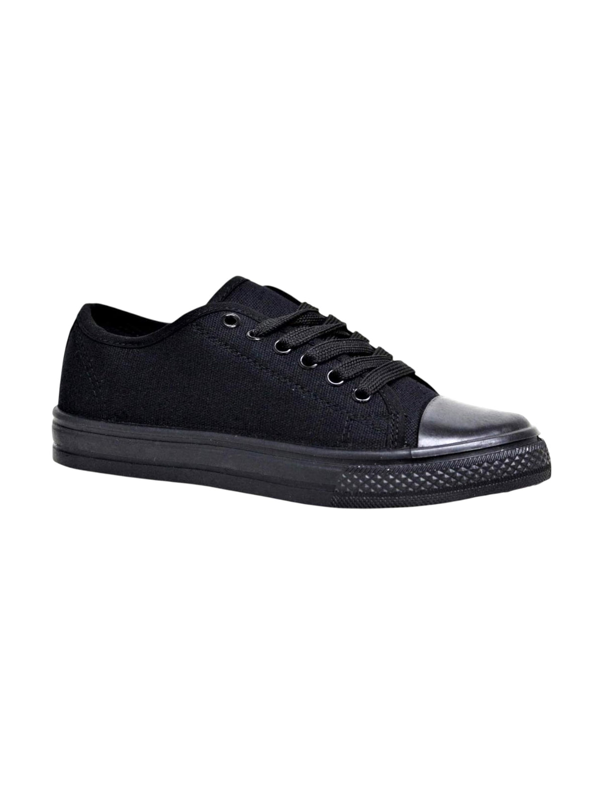 Image for Kids Boy's Plain Canvas Shoes,Black