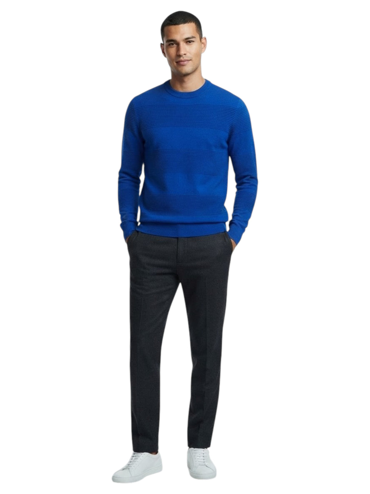 Image for Men's Ribbed Sweater,Royal Blue