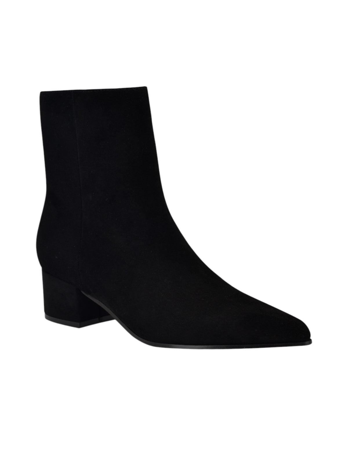 Image for Women's Plain Velvet Ankle Boots,Black
