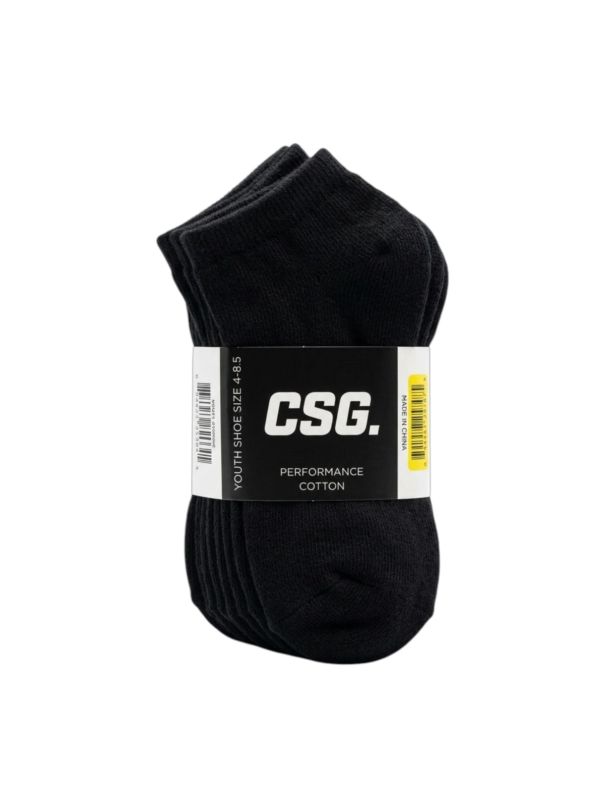 Image for CSG Kids Boy's 6 Pairs Socks,Black