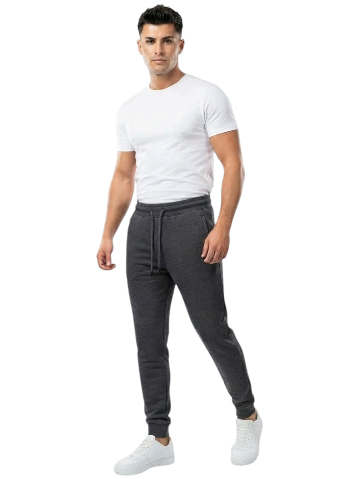 Image for Men's Plain Sport Sweatpants,Dark Grey