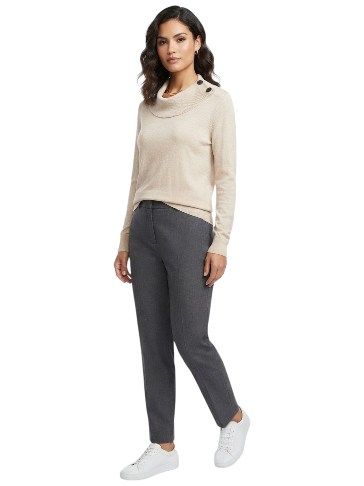Image for Women's Plain Top,Beige