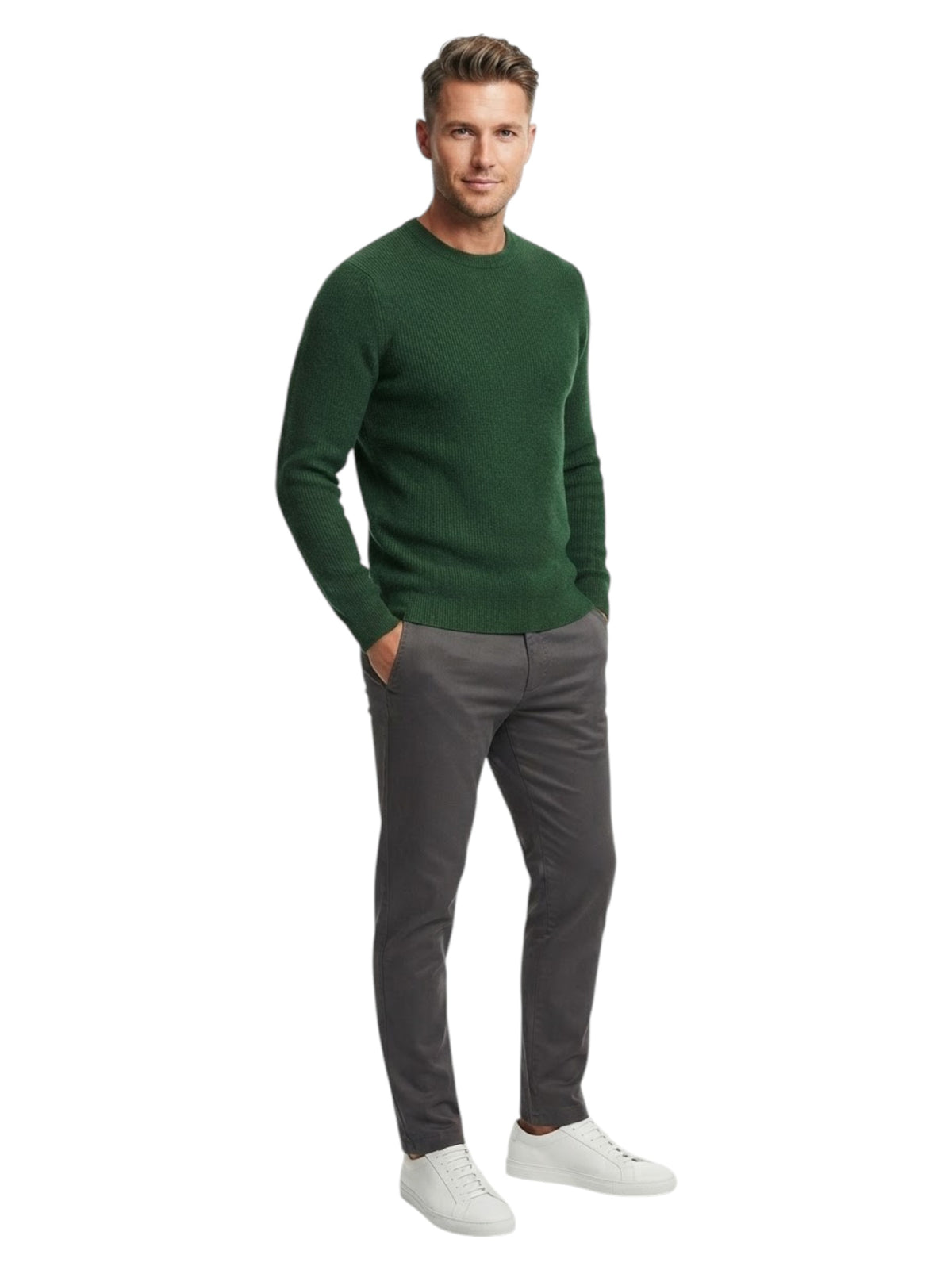 Image for Men's Plain Top,Green