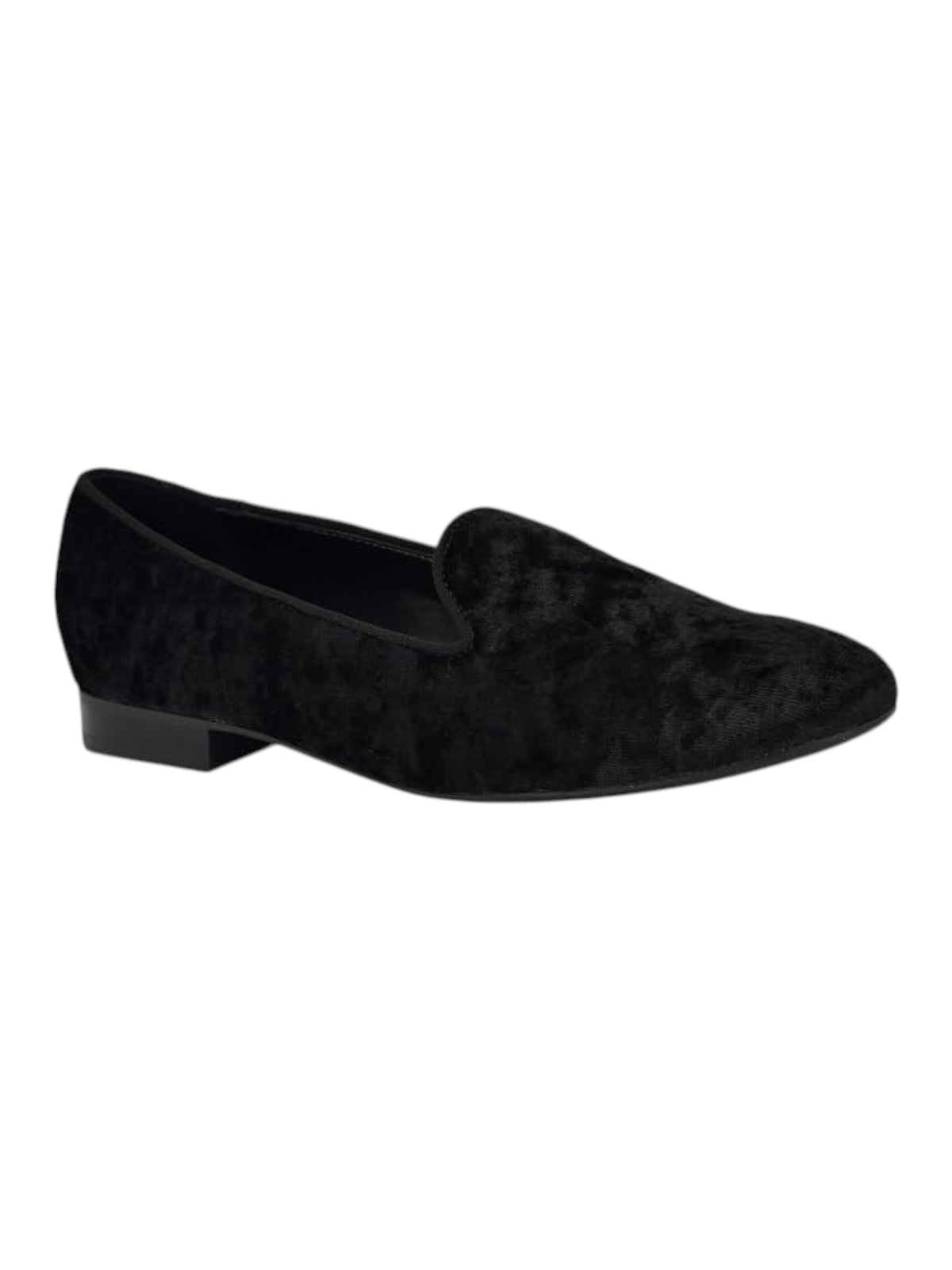 Image for Women's Plain Velvet Ballerina,Black