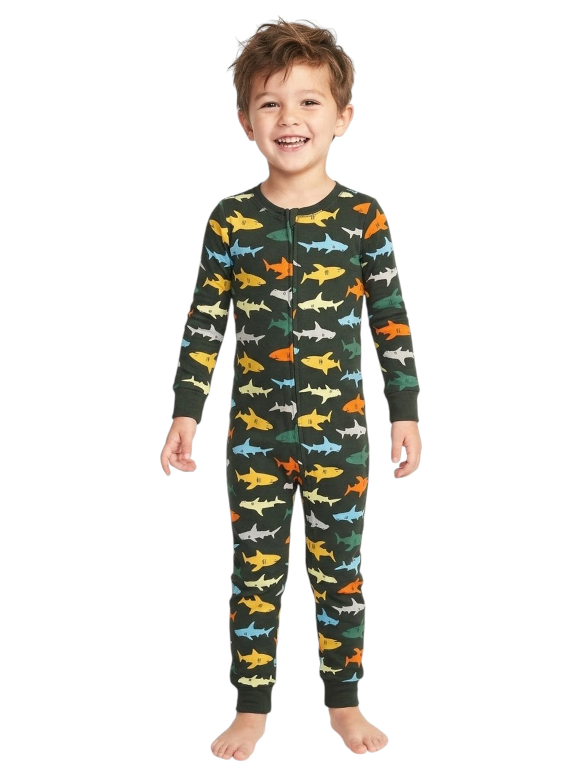 Image for Kids Boys Printed Jumpsuit,Grey
