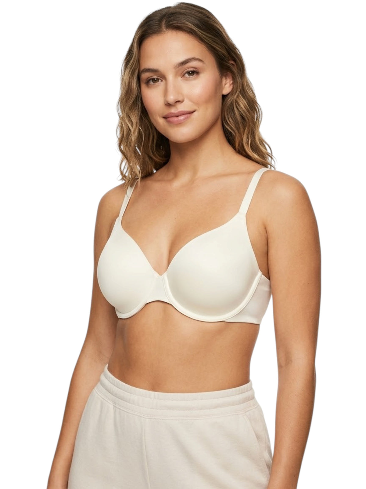 Image for Women's Plain Classic Bra,White