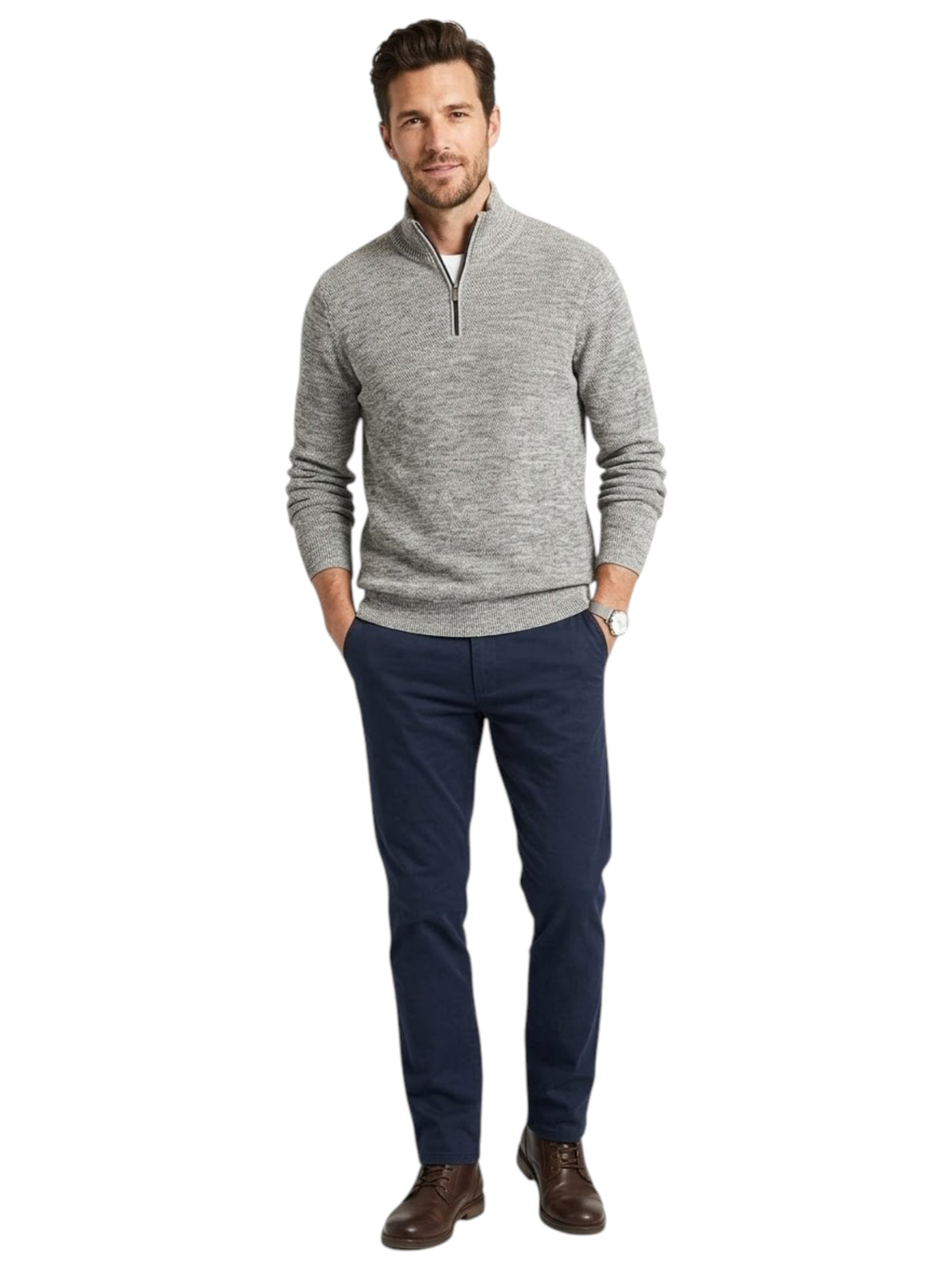 Image for Men's Plain Top,Grey