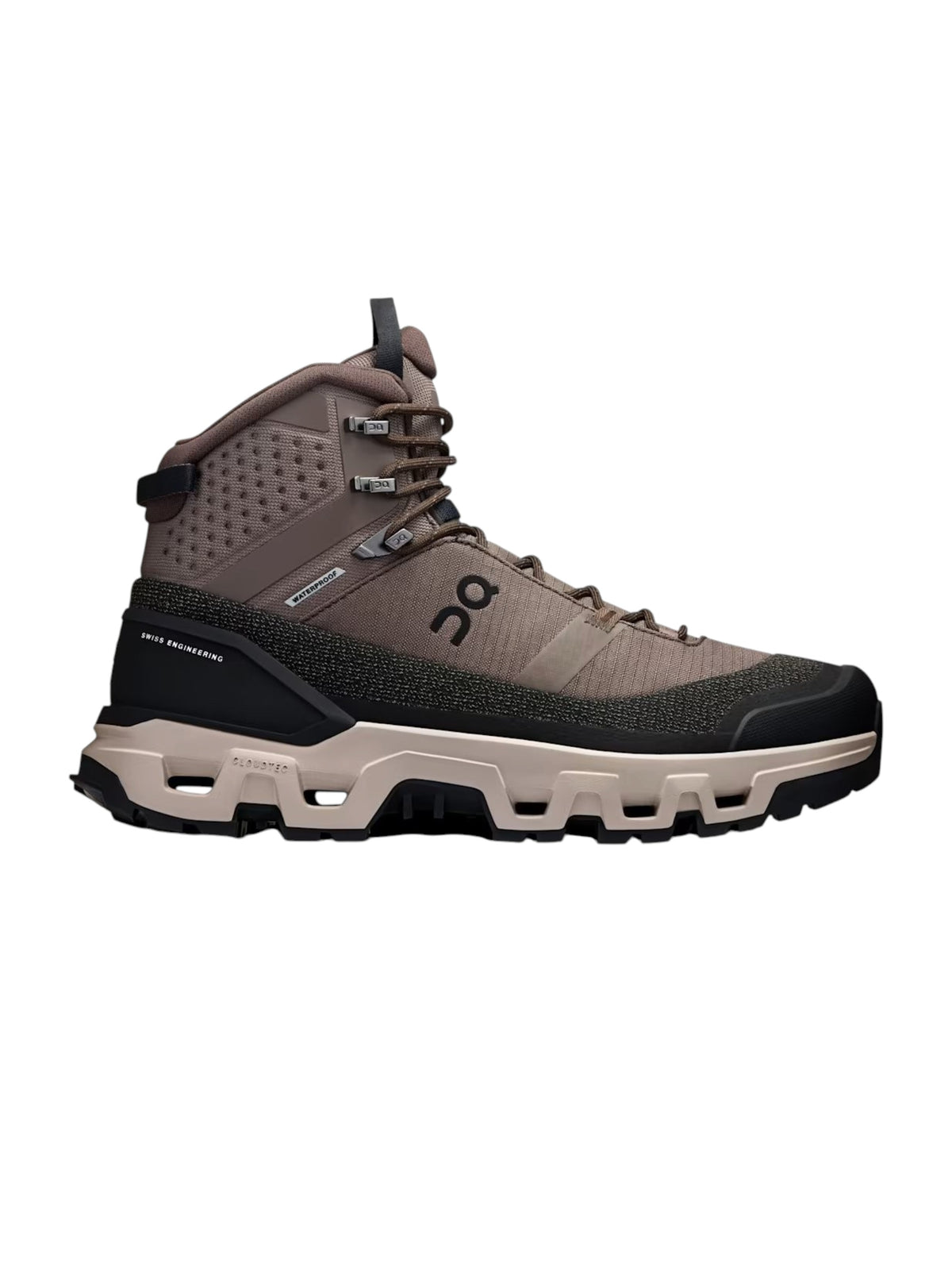 Image for On Cloudrock Trek Waterproof Men's hiking boot,Brown