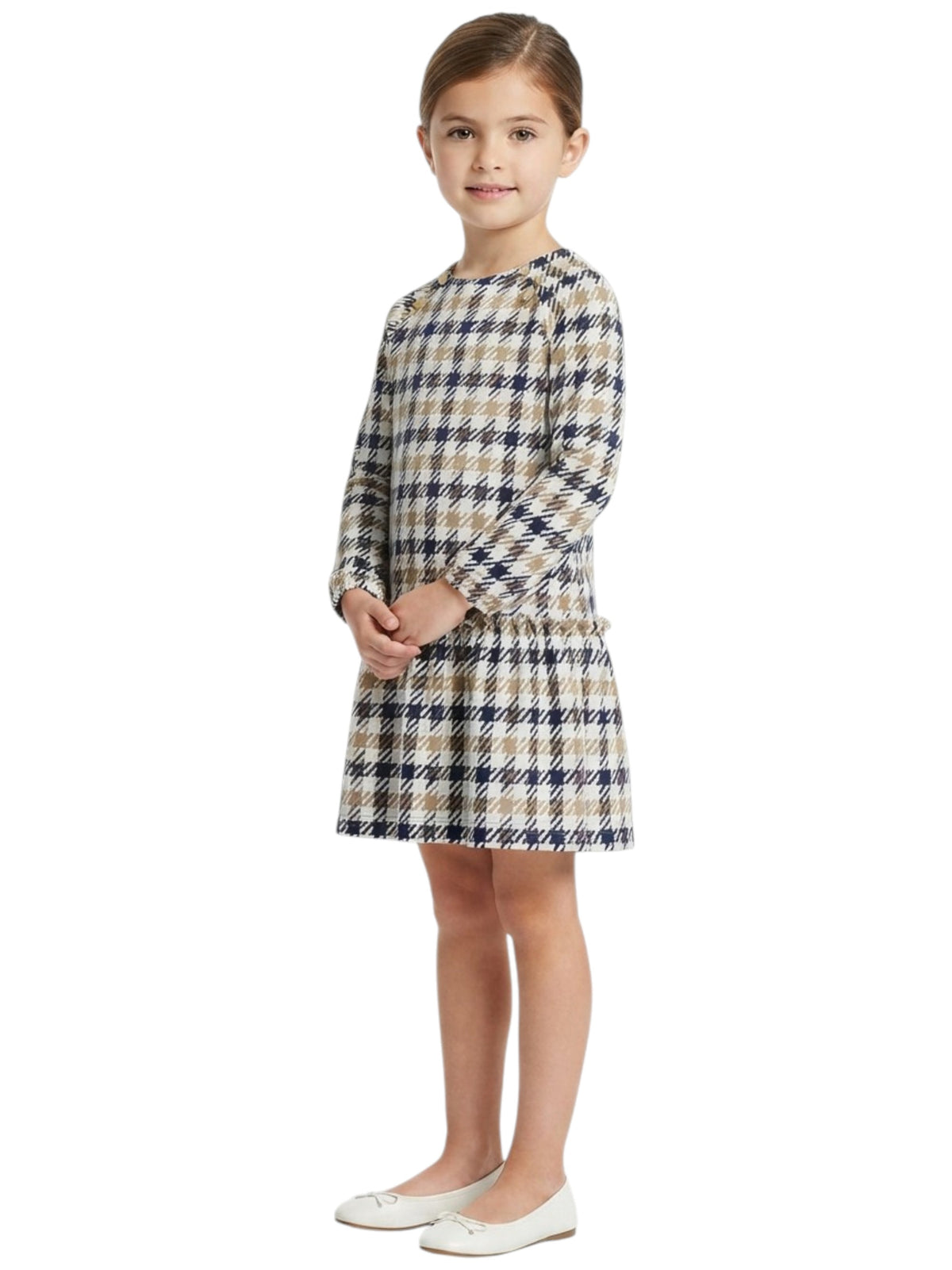 Image for Kids Girl Plaid Dress,Multi